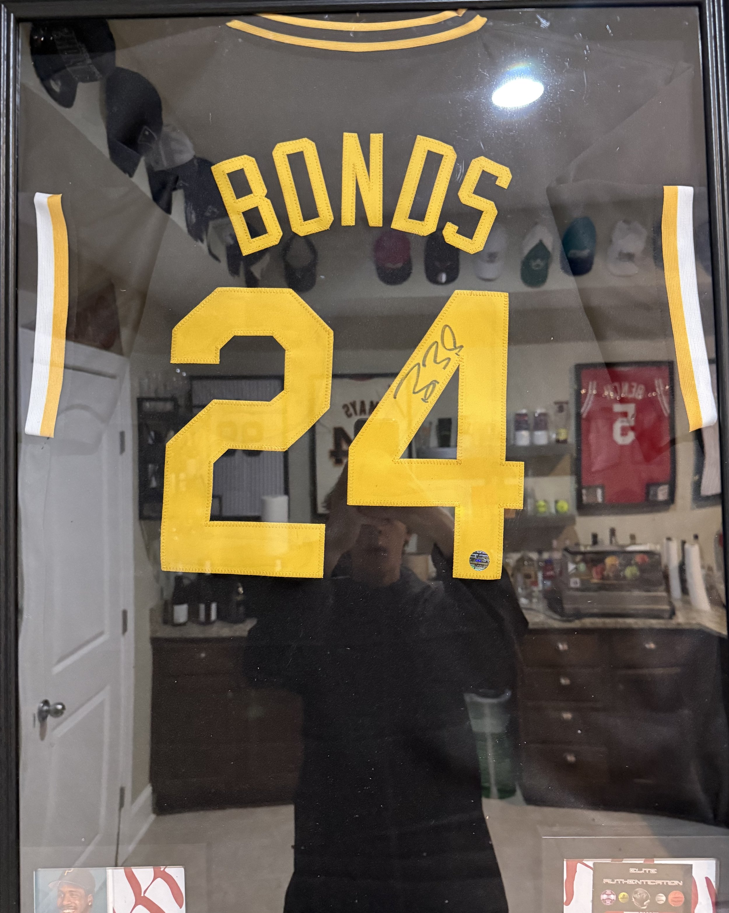 BARRY BONDS JERSEY AUTO