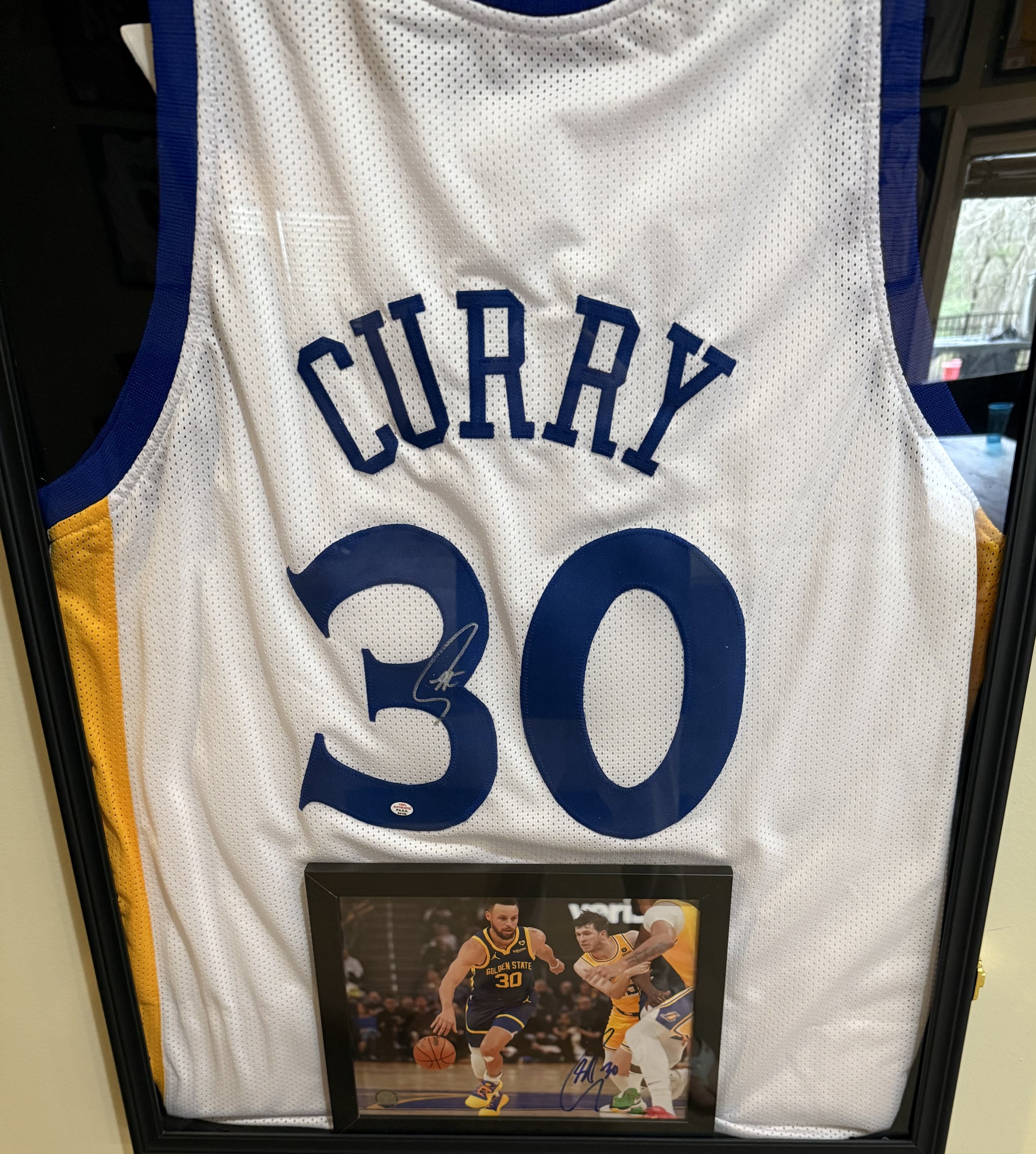 STEPH CURRY JERSEY AUTO