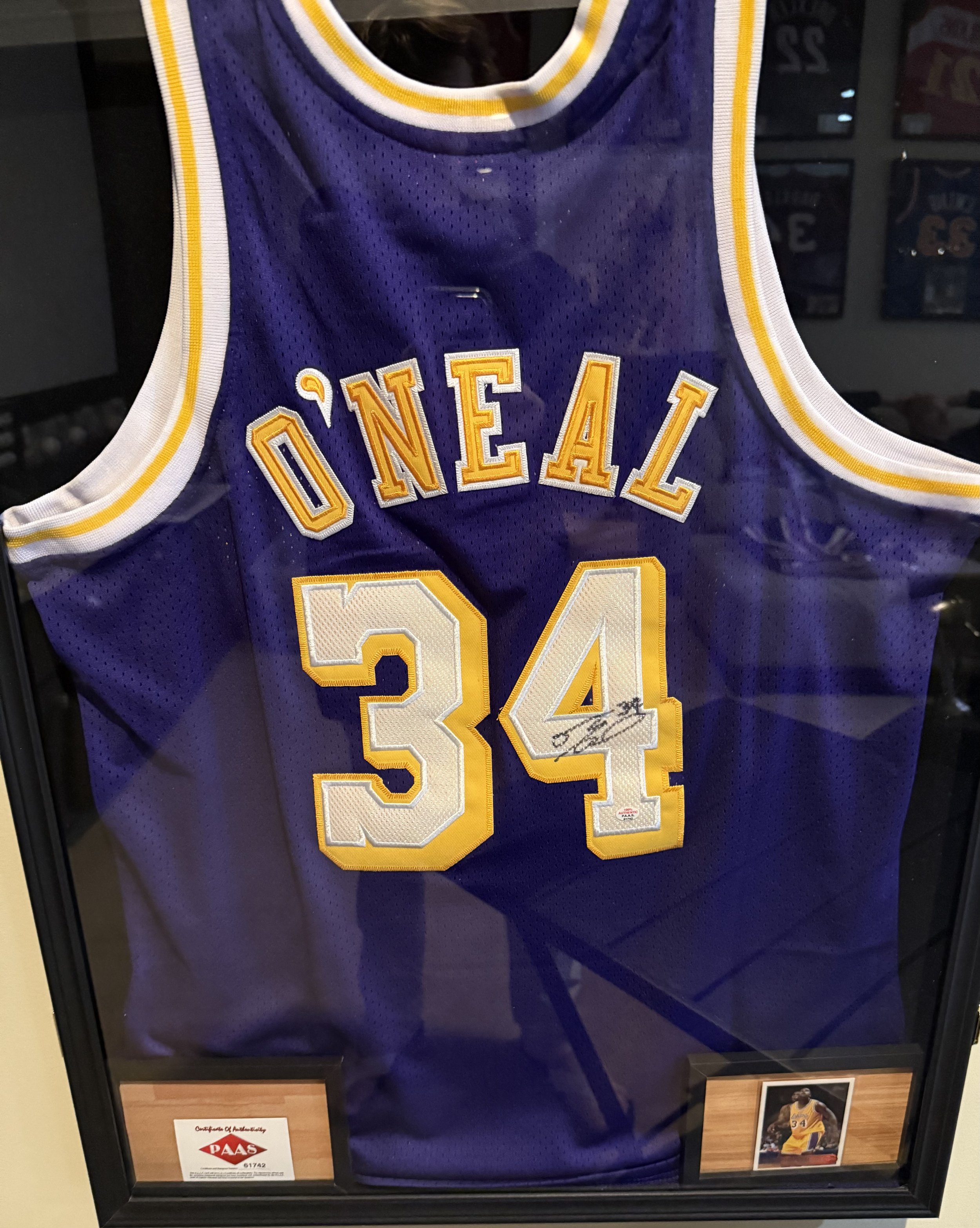 SHAQ JERSEY AUTO