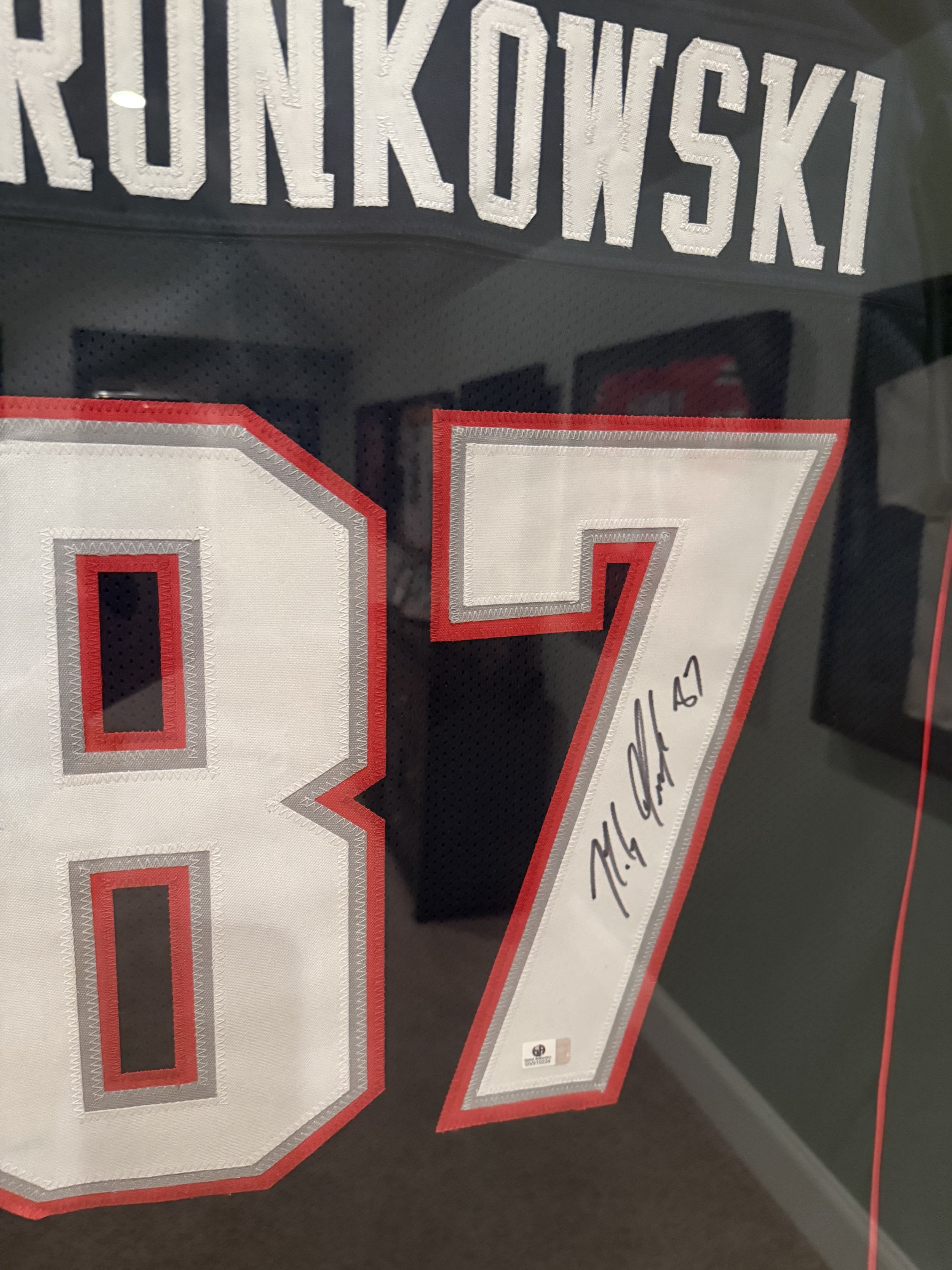 ROB GRONKOWSKI JERSEY AUTO