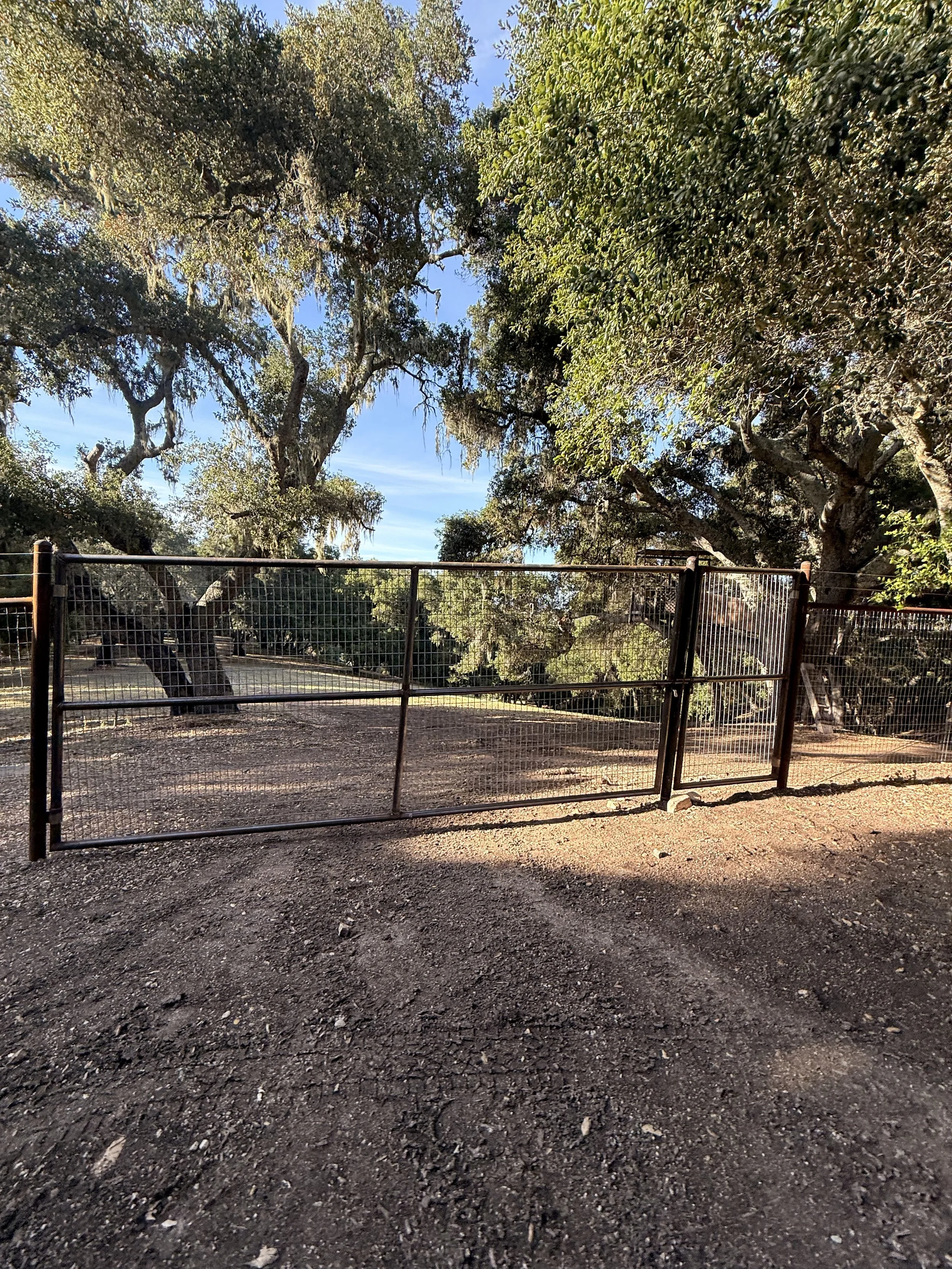 Custom 8ft deer gate templeton