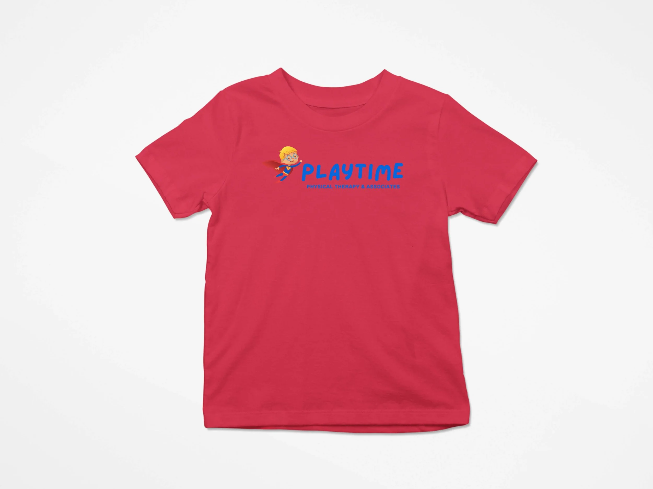 Child's Red T-Shirt with Logo