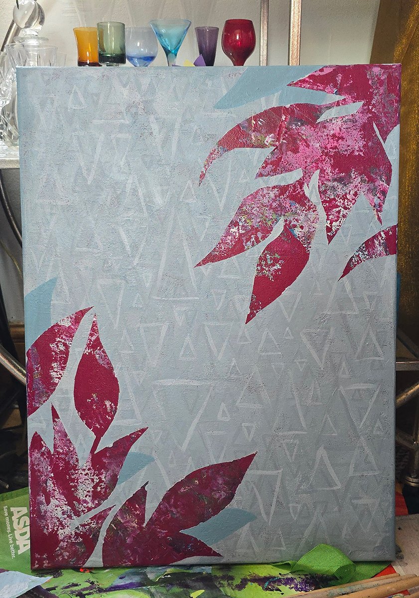 Nature's Window painting progress