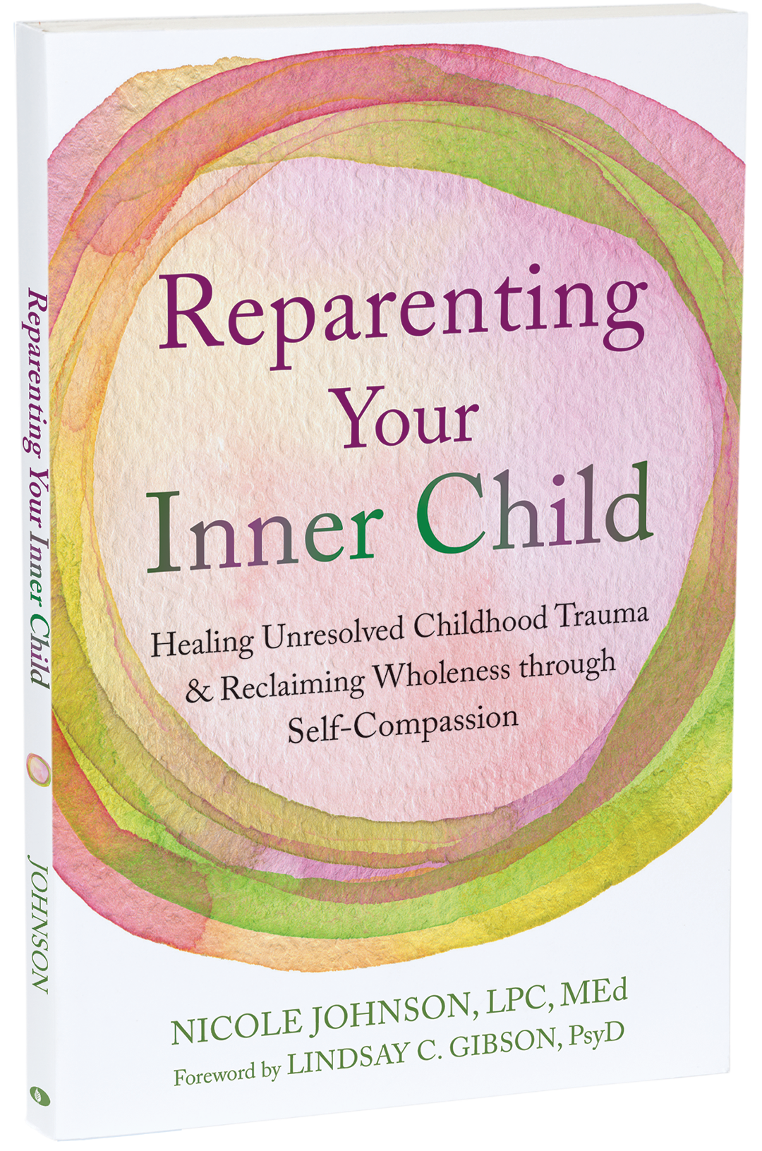 Reparenting Your Inner Child book by Nicole Johnson about trauma healing and inner child work