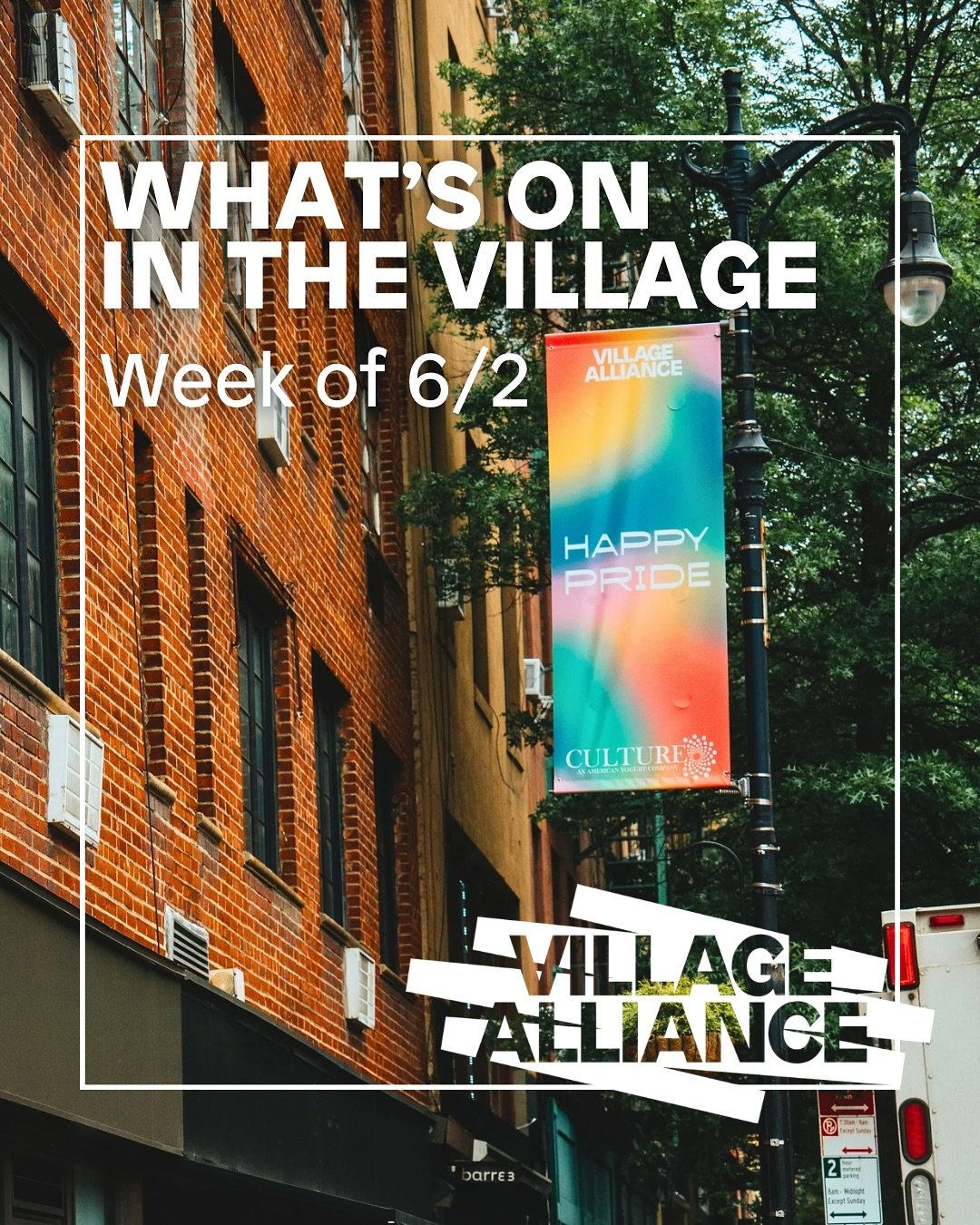 Swipe through our round-up of What&rsquo;s On this week in the Village! ➡️

#TheVillage #GreenwichVillage #AstorPlace #StMarks #EastVillage #WestVillage #WhatsOn #NYC