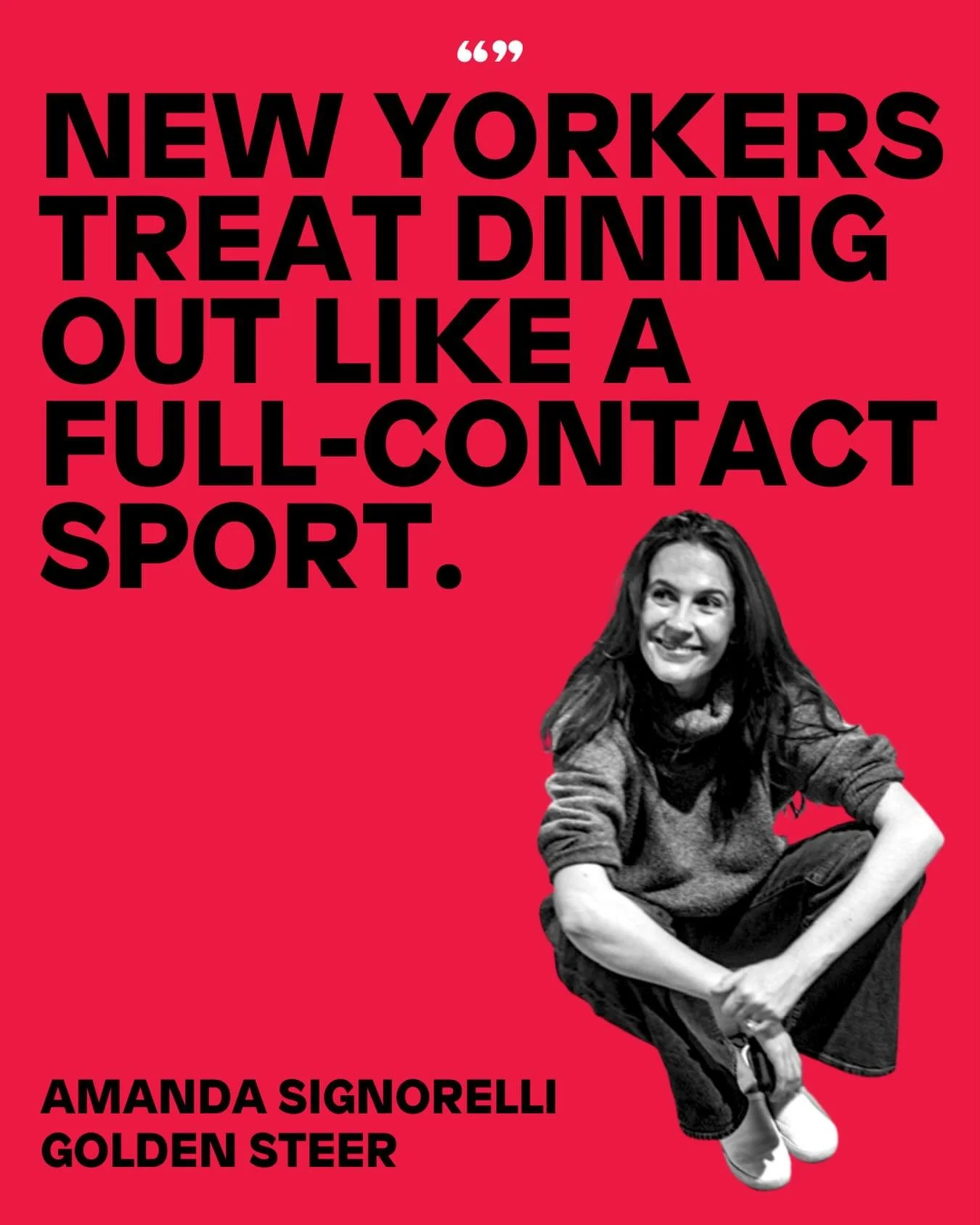 Read the interview at 🔗in bio. 

The co-owner of @goldensteernyc stopped by Village Alliance HQ with fresh takes on the dining scene and her hometown of Las Vegas, from casino economics to sourcing a vintage showgirl costume (it&rsquo;s harder than 