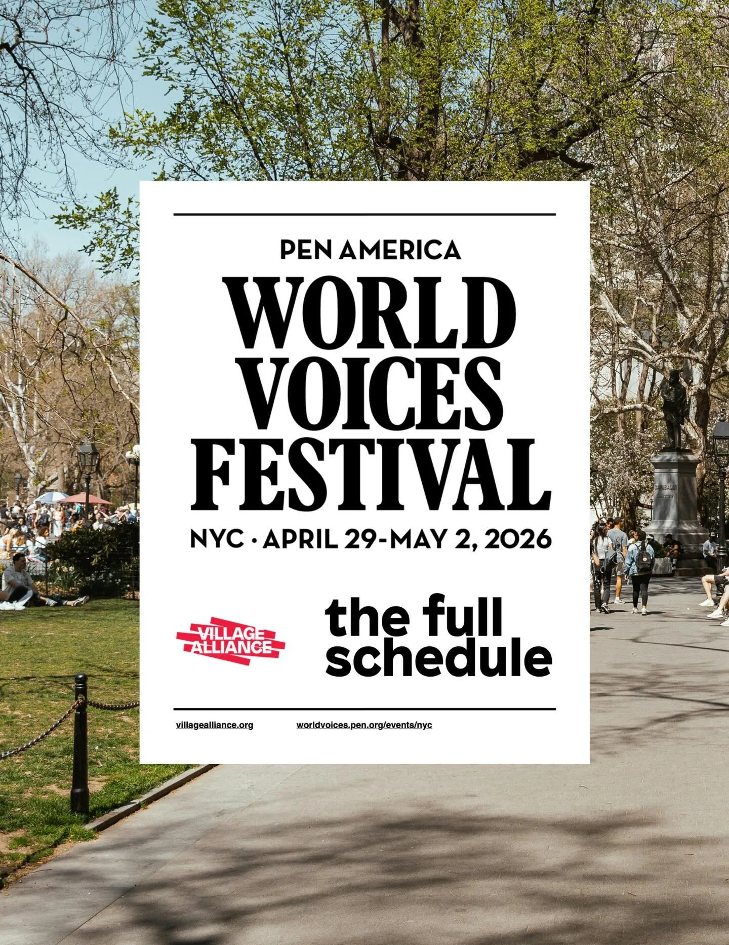 Download and take it to go @ link in bio 👟

The annual literary festival returns this year with panels on democracy, diaspora, dystopia&mdash;plus the #indielitfair in Washington Square Park and Judith Butler on opening night. 

#greenwichvillage #j