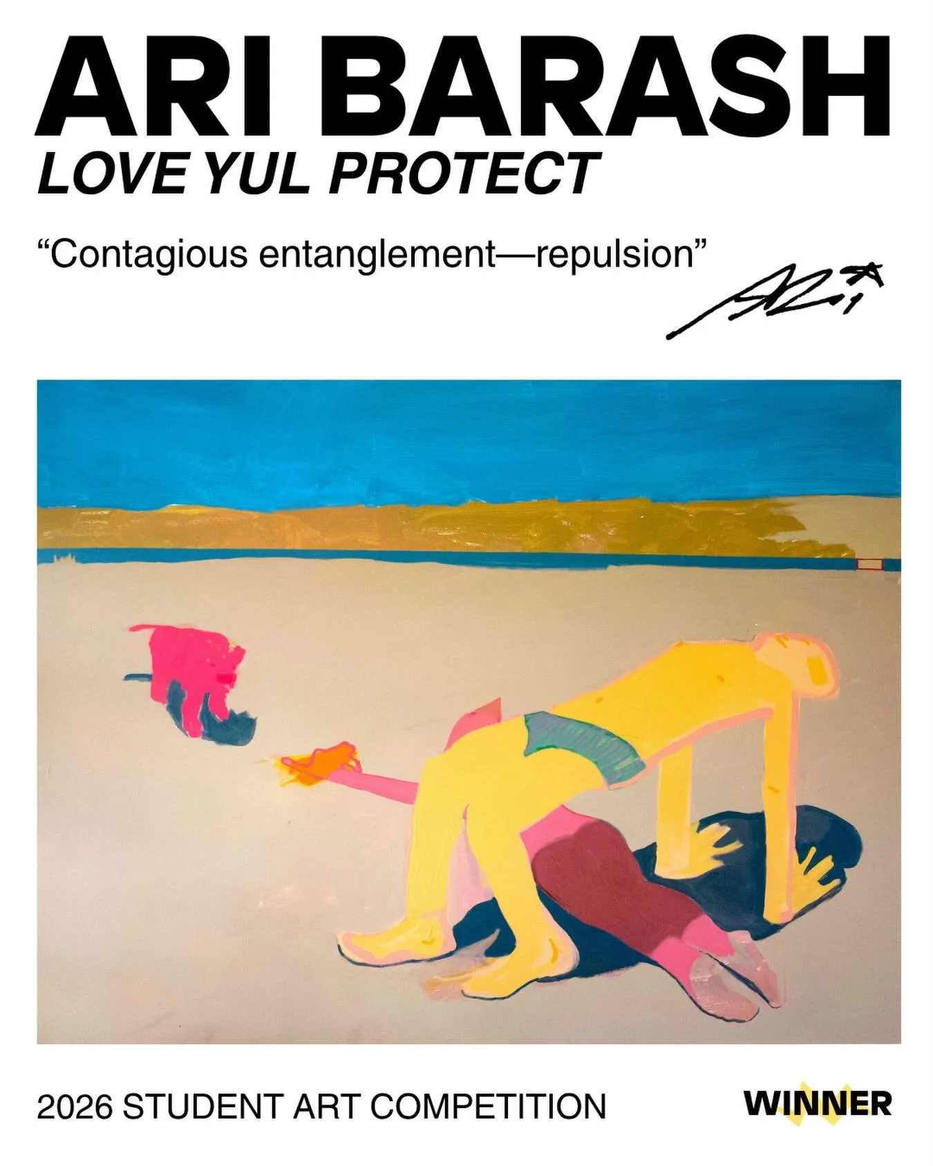 ⚠️Congrats to Ari Barash: @thecooperunion sophomore and the winner of this year&rsquo;s Student Art Competition⚡️

Barash&rsquo;s work stood out amid fierce competition&mdash;the # of applications quadrupled over last year. We at Village Alliance HQ 