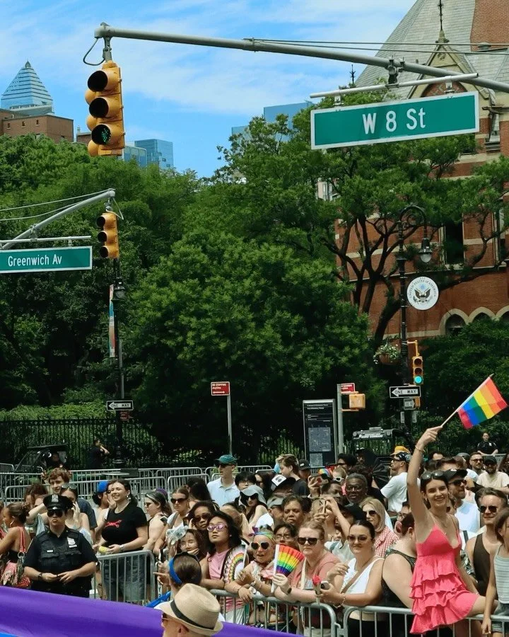 Greenwich Village? So gay. Guys who designed our #pridemerch? SO GAY❣️

We&rsquo;re proud hosts of THE nyc parade and home to some of the most iconic artists &amp; activists in LGBTQ+ history. We&rsquo;re just zhuzing up our lewk for June and are sel