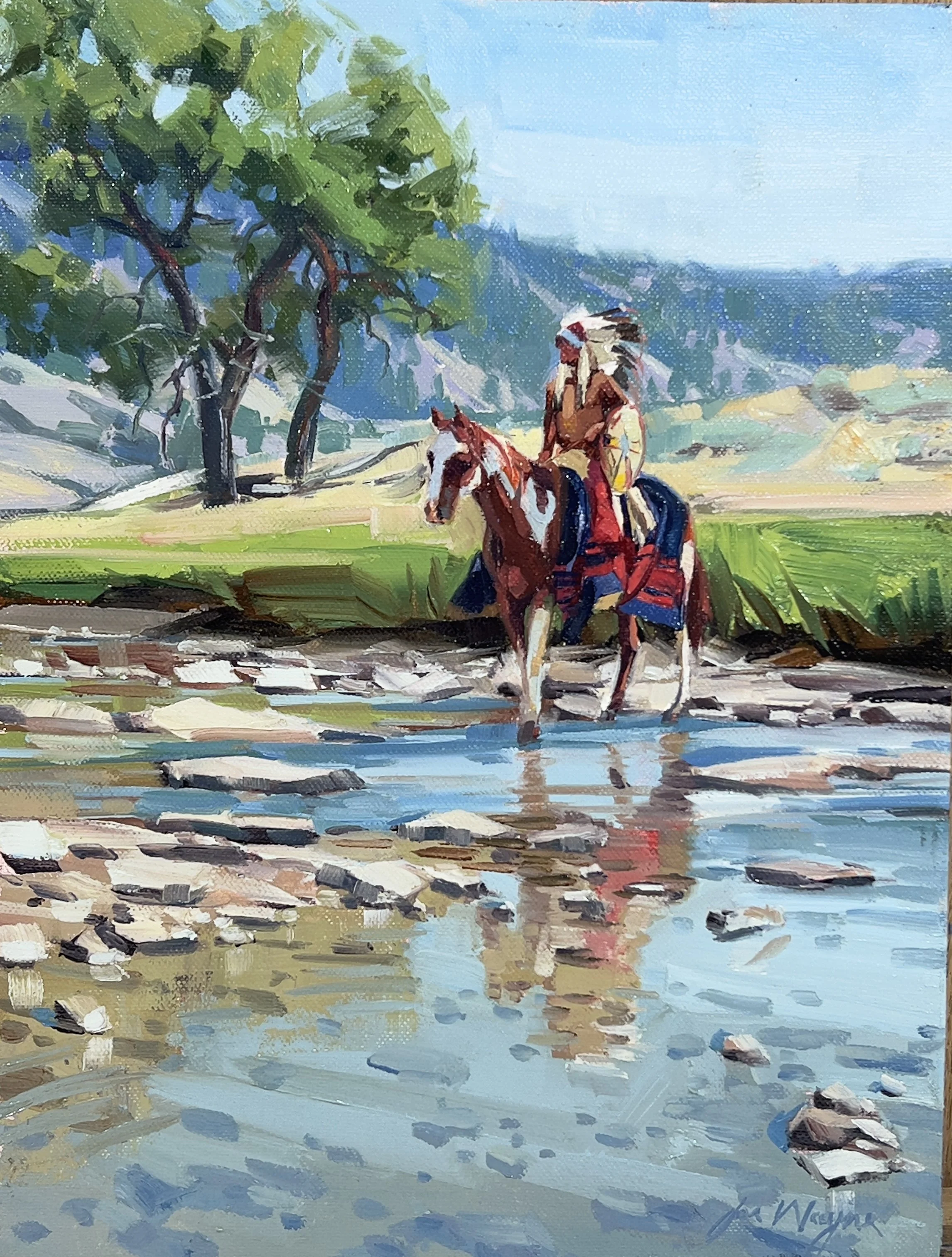 "Quiet Crossing"
9x12, oil
$1100