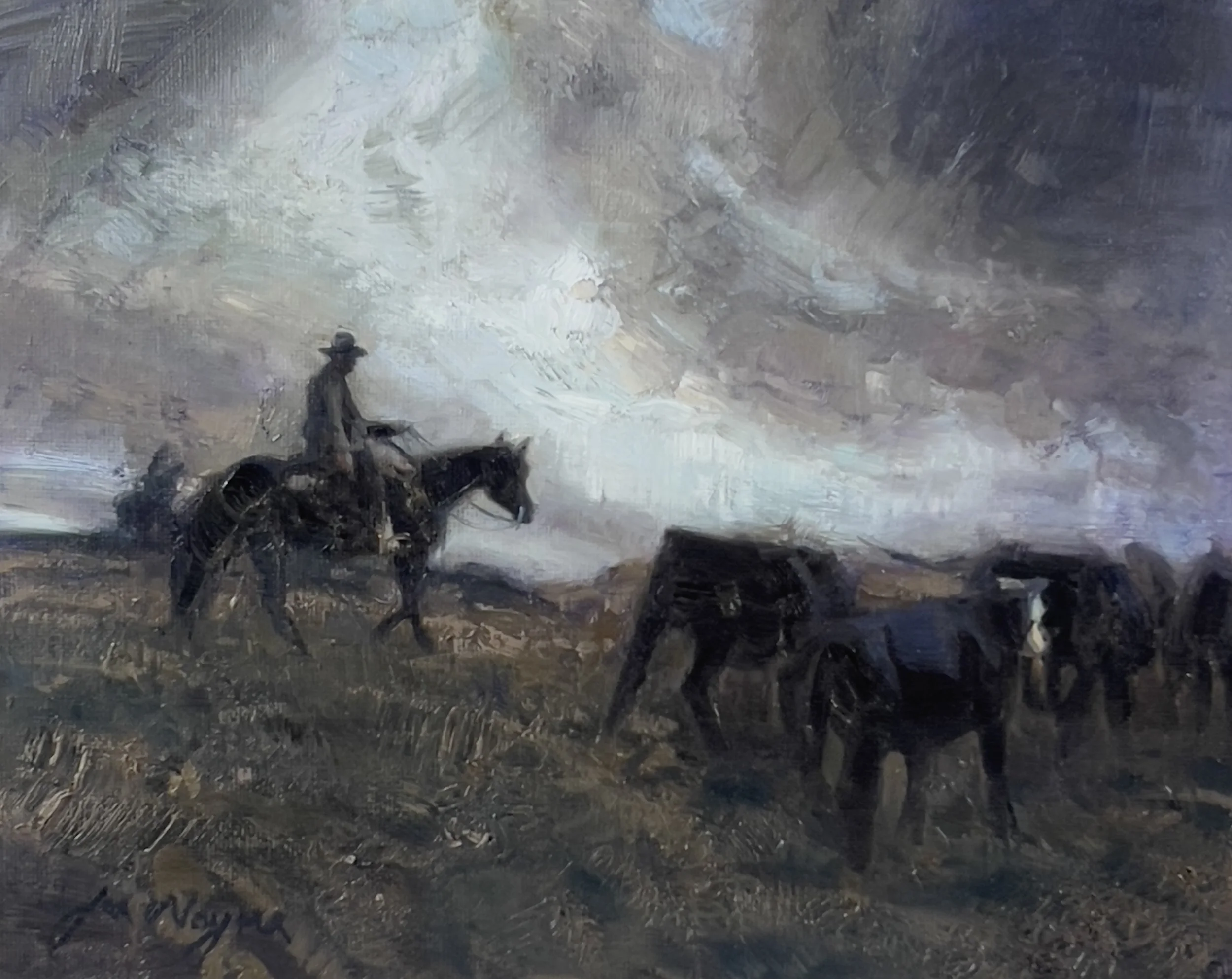 Thunder to the West  8x10