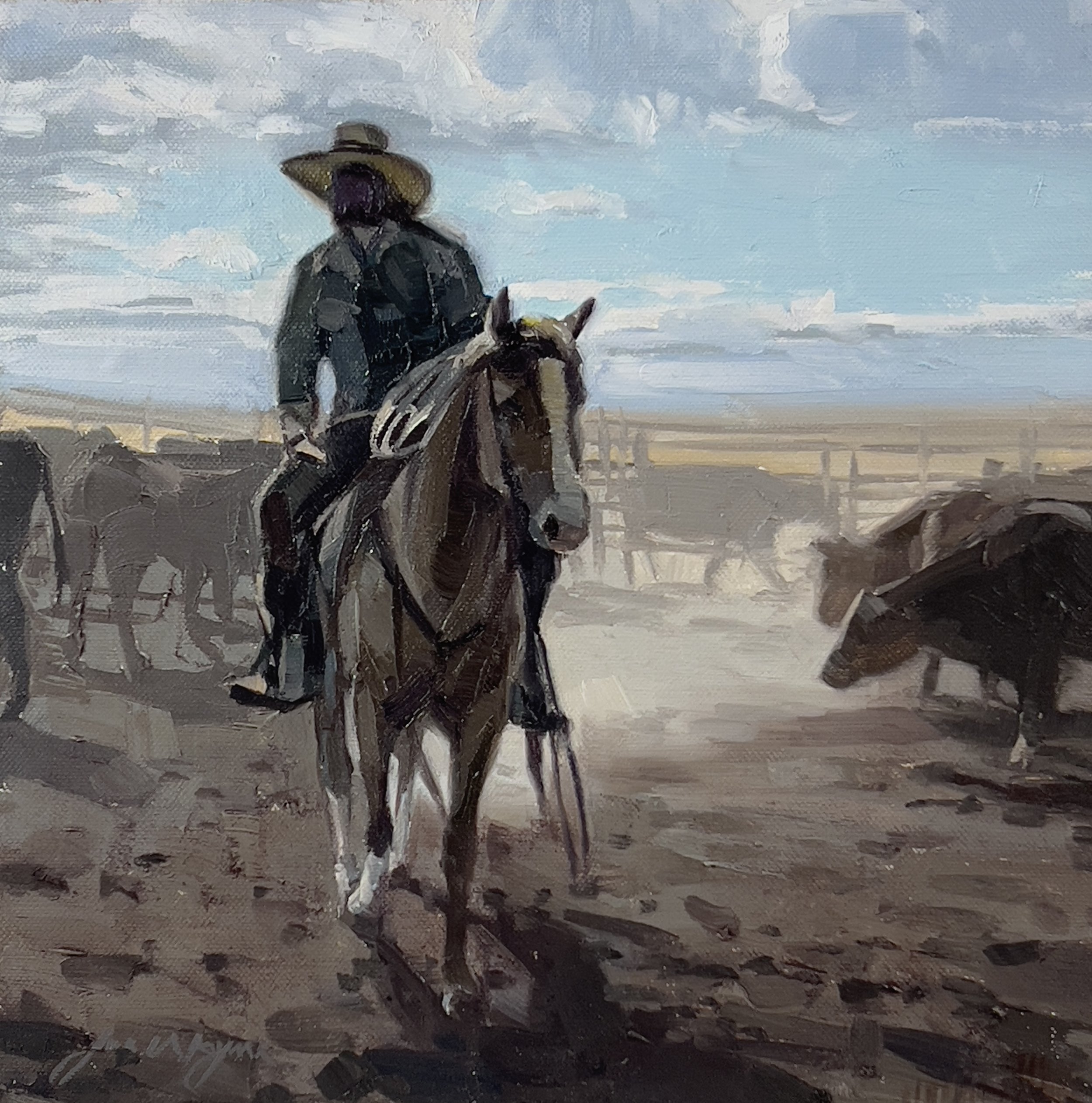 Demin and Dust  10x10 
