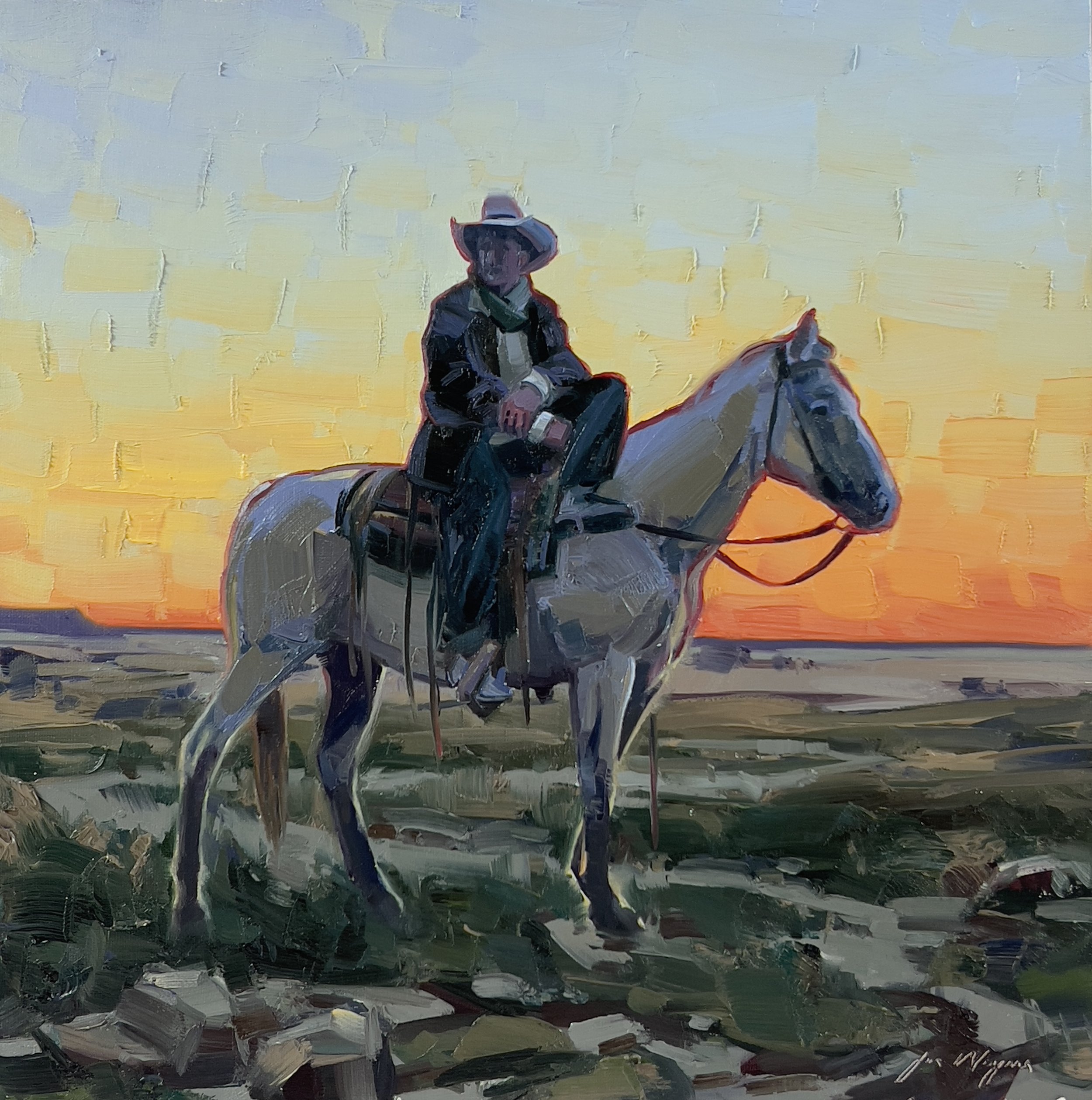 Quittin' Time  12x12 