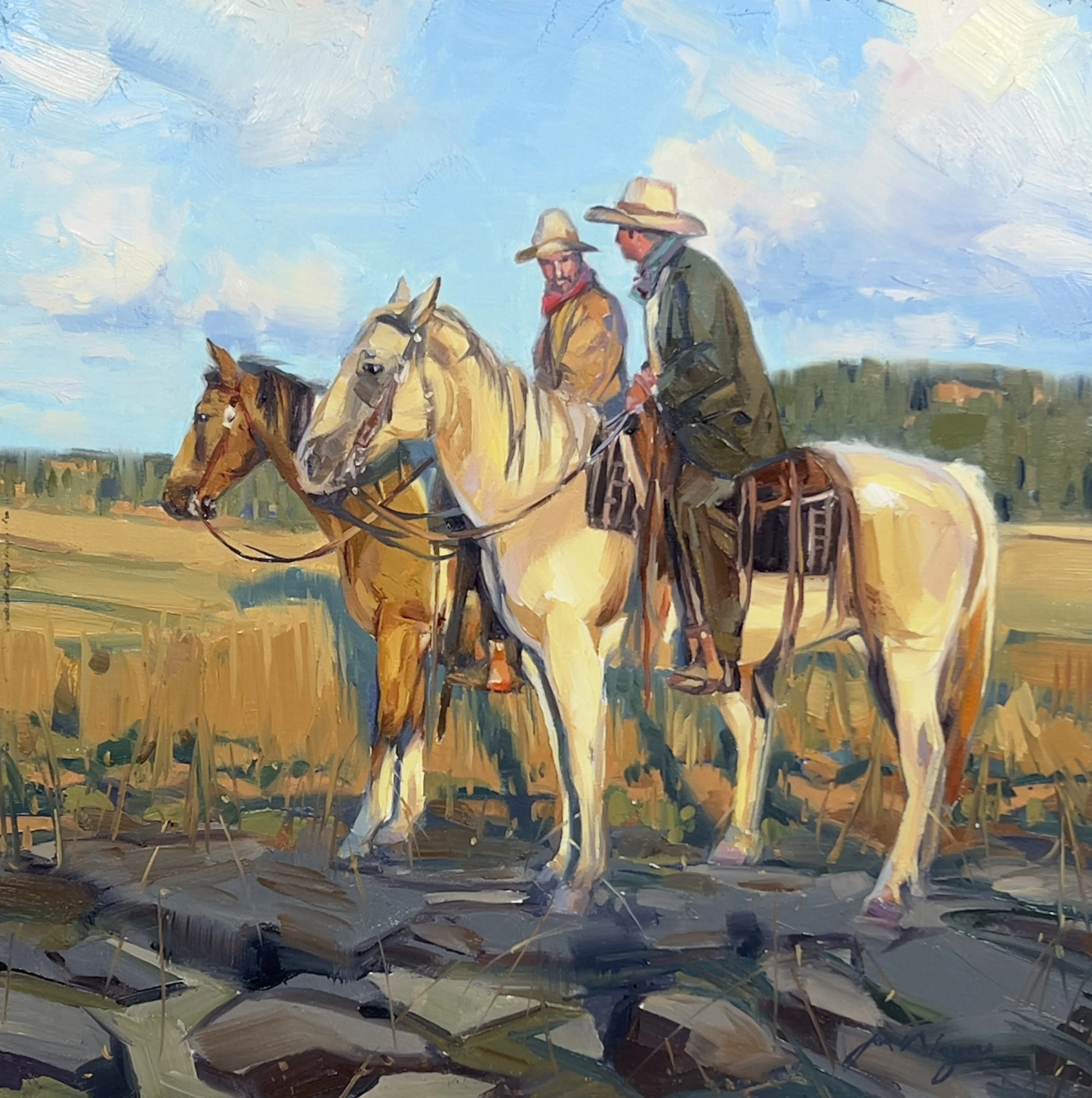 "In Good Company"
12x12, Oil
$1200