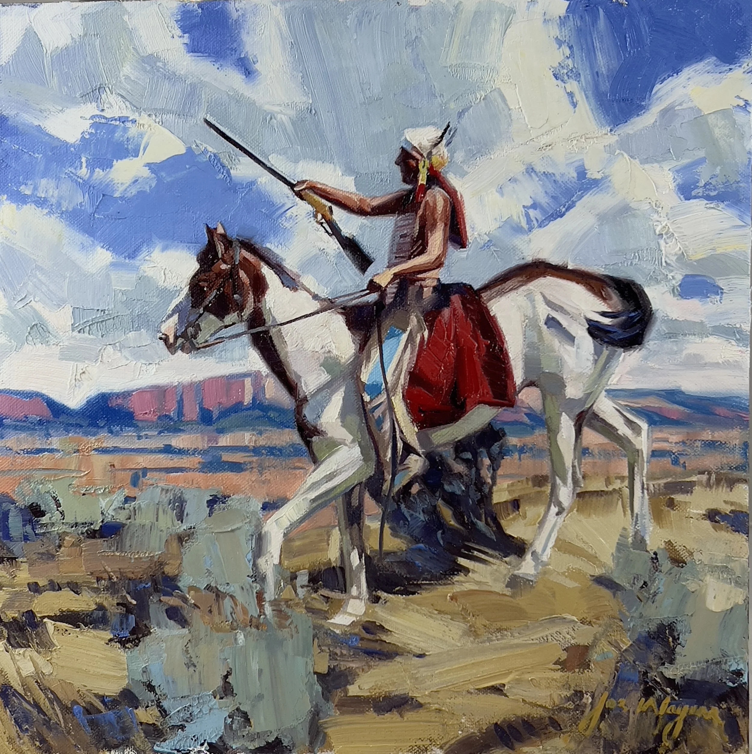 Red White and Blue 10x12