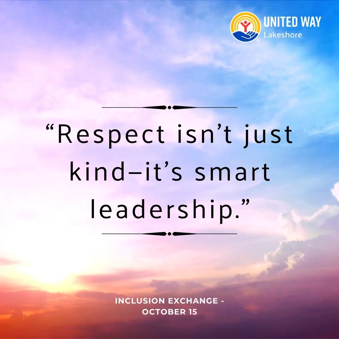 💡 Respect = smart leadership. | Respect is the Default
📅 Wed, Oct 15 | 5&ndash;7:30 PM

Build trust. Strengthen culture. Support your neighbors.

🌈 Powered by the Love is Love Fund @ Community Foundation + GR LGBTQ+ Healthcare Consortium.

Tap bio