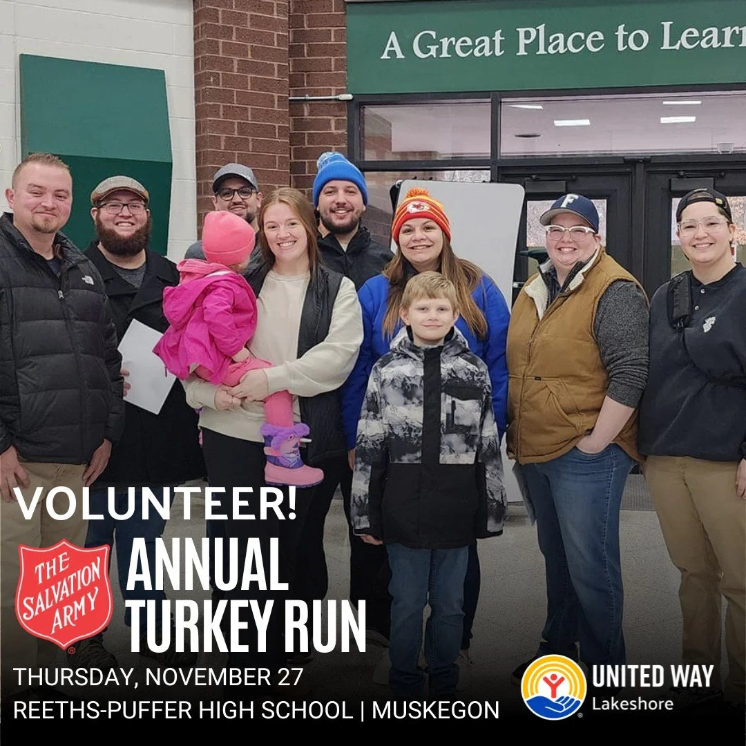 The Salvation Army is once again bringing warmth and care to our community through the annual Turkey Run on Thanksgiving Day, Thursday, November 27. Volunteers are needed to help deliver hot holiday meals to more than 2,000 Muskegon County residents.