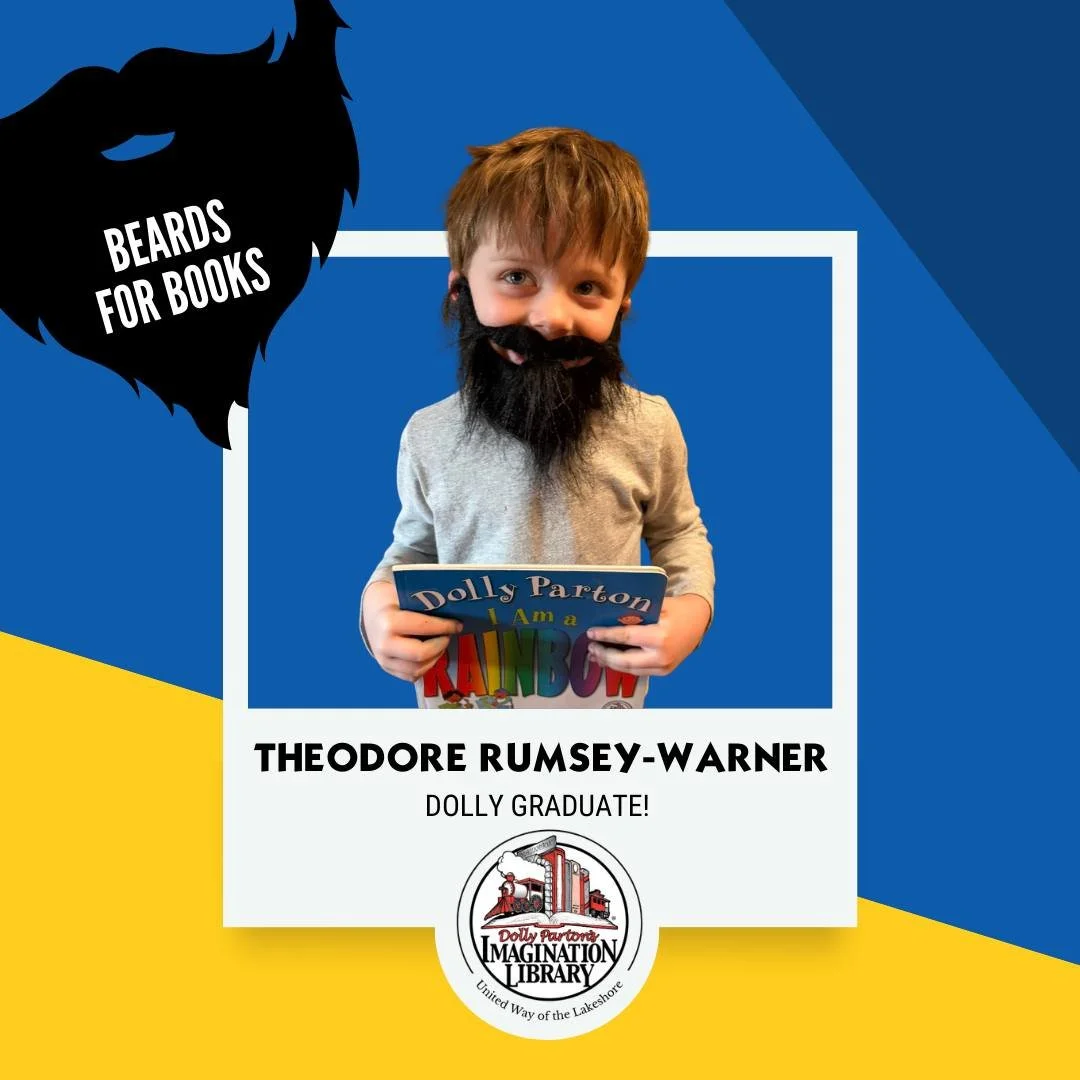 This one might be our most special Beards for Books Champion yet.

Meet Theo, age 6 &mdash; and our first-ever Dolly Parton&rsquo;s Imagination Library graduate to participate in Beards for Books. Theo grew up receiving Dolly books in the mail, and t