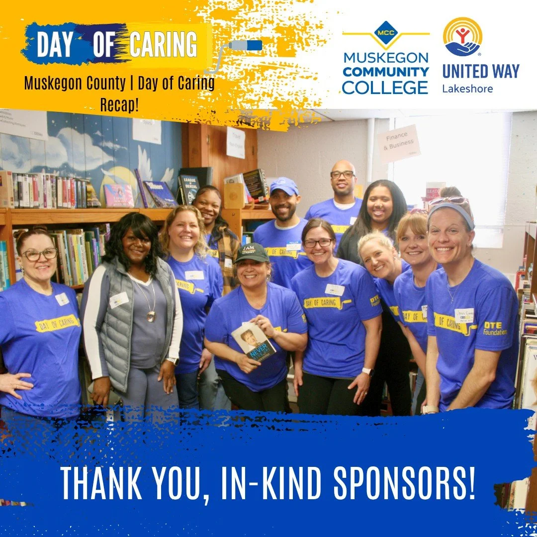 A huge thank you to our in-kind partners who helped power Day of Caring.

From coffee and supplies to project support and logistics, your generosity made it all possible.

Grateful for:
Aldea Coffee, The Coffee Factory, City of Muskegon, Muskegon Are