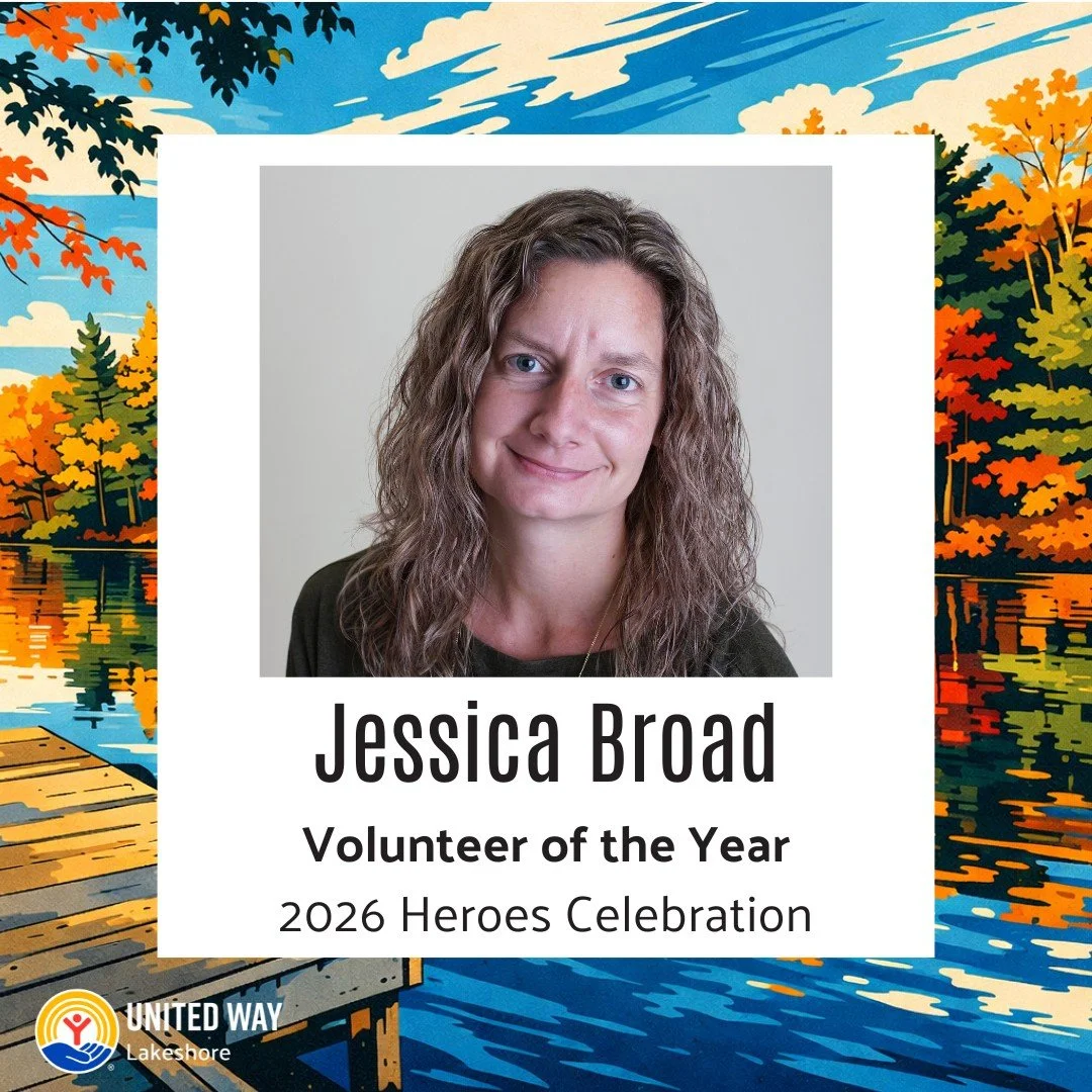 Meet our 2026 Volunteer of the Year, Jessica Broad.
Through her leadership, service, and commitment to strengthening nonprofits, supporting students, and protecting families, Jessica is making a lasting impact across Newaygo County and beyond.