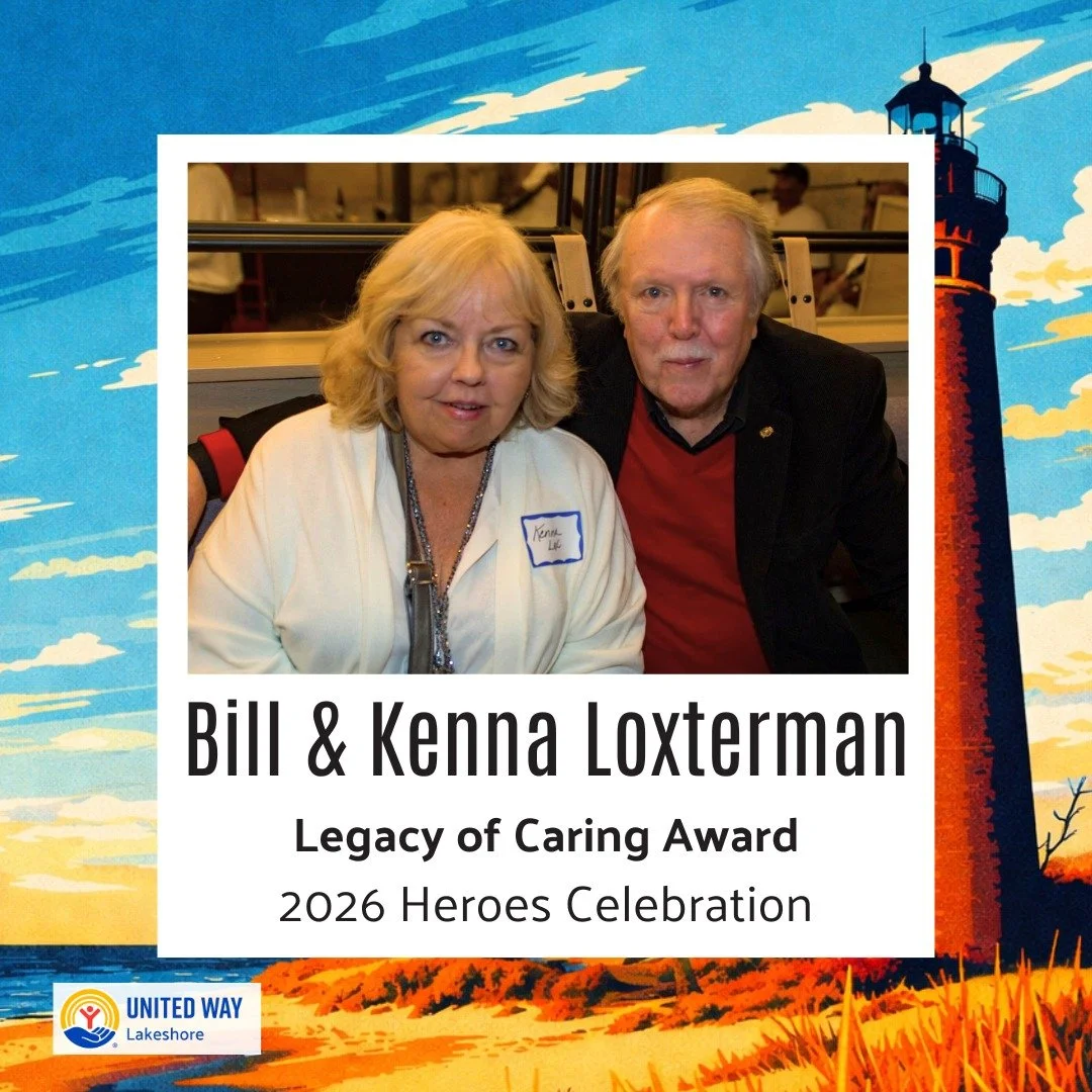 🏆 Meet our 2026 Legacy of Caring Award recipients, Bill &amp; Kenna Loxterman.

For decades, Bill and Kenna have dedicated their lives to strengthening the Greater Muskegon community through education, civic leadership, volunteerism, and nonprofit s