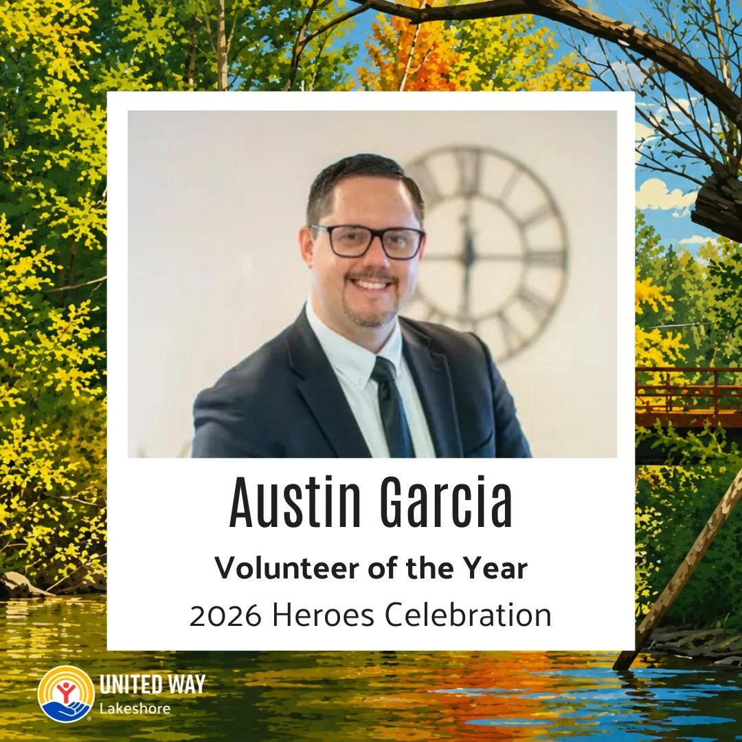 🏆 Meet our 2026 Volunteer of the Year, Austin Garcia.

Through his leadership, compassion, and commitment to service, Austin has become a driving force for volunteerism across Oceana County. From United Way Mobile Food Pantries and community events 