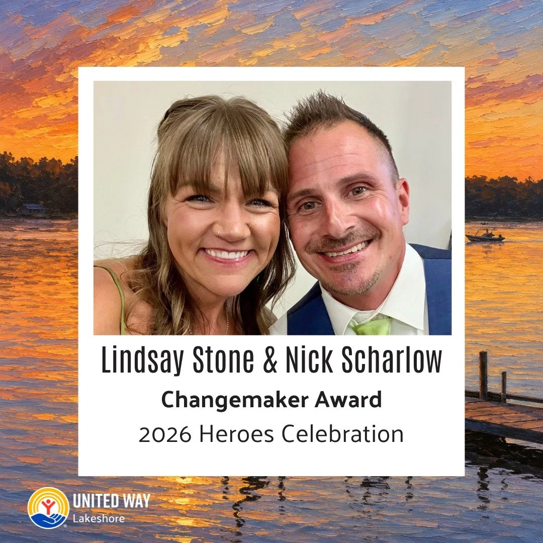 🏆 Meet our 2026 Changemaker Award recipients, Lindsay Stone &amp; Nick Scharlow.

Through Life Align Recovery Ranch and Life Align, Inc., Lindsay and Nick are creating innovative spaces for healing, connection, and recovery across the Lakeshore comm