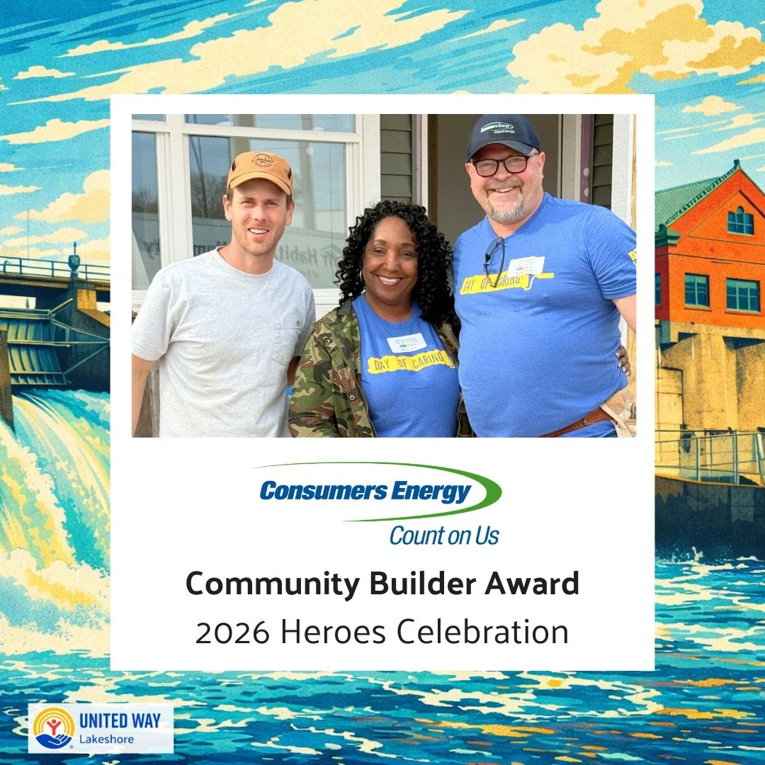 🏆 We are proud to recognize Consumers Energy as a 2026 Community Builder.

Consumers Energy&rsquo;s partnership with United Way of the Lakeshore reflects a deep commitment to strengthening the communities they serve, not only through generosity, but