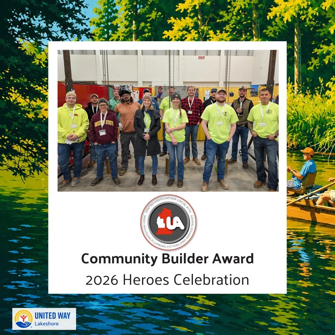 🏆 We are proud to recognize UA Local 174 Pipefitters, Plumbers &amp; Service Trades as a 2026 Community Builder. For more than a century, UA Local 174 has helped build and strengthen communities across West Michigan, not only through skilled trades 