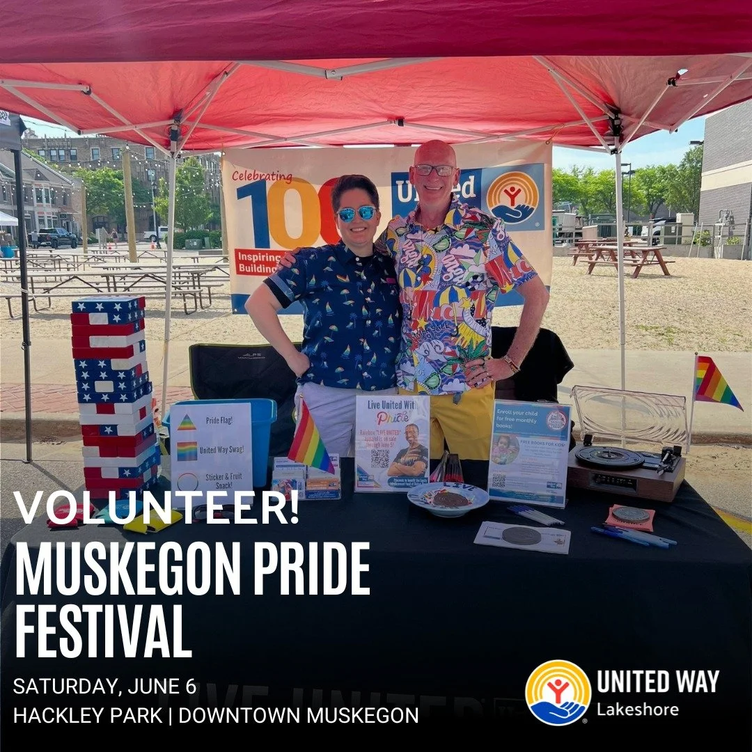 🌈 Volunteers needed for Muskegon Pride Festival! 🎉

Help support @muskegonpride and one of the Lakeshore's most vibrant and welcoming community celebrations while having fun, meeting new people, and giving back. A variety of volunteer roles are ava