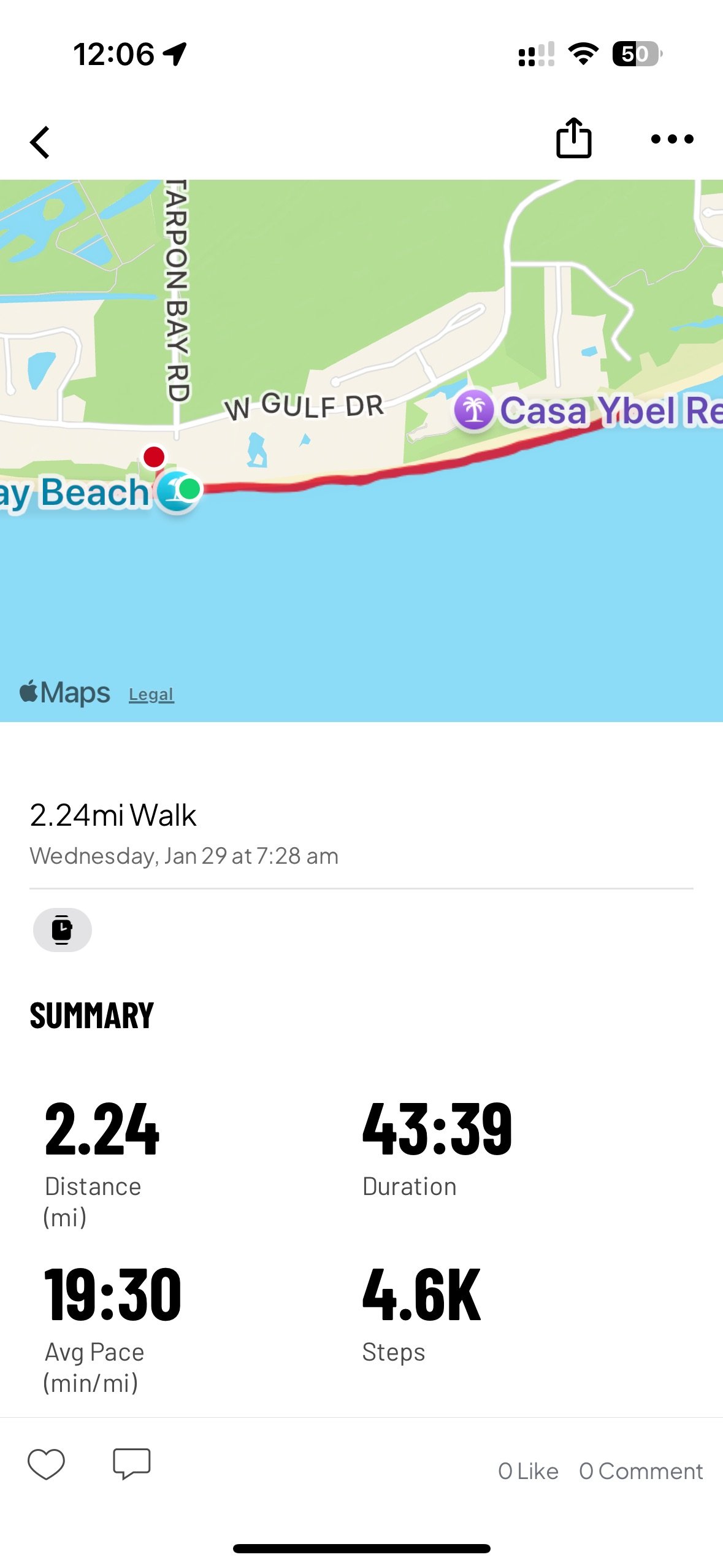 Another beautiful walk on the beach