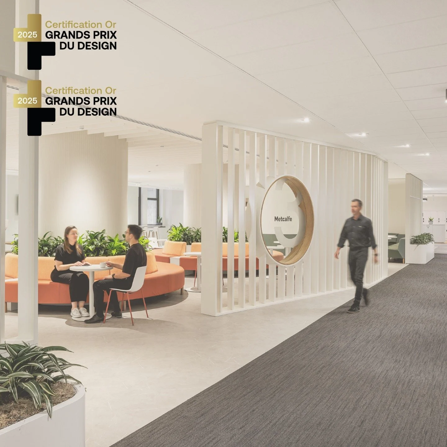 ✨ Fiert&eacute; immense ! Notre projet Financi&egrave;re Sun  Life : Si&egrave;ge Social (3e &eacute;tage) d&eacute;croche 2 certifications Or aux Grands Prix du Design, dans les cat&eacute;gories Bureau / Bureau &gt; 54 000 pi2 &amp; Environnement a