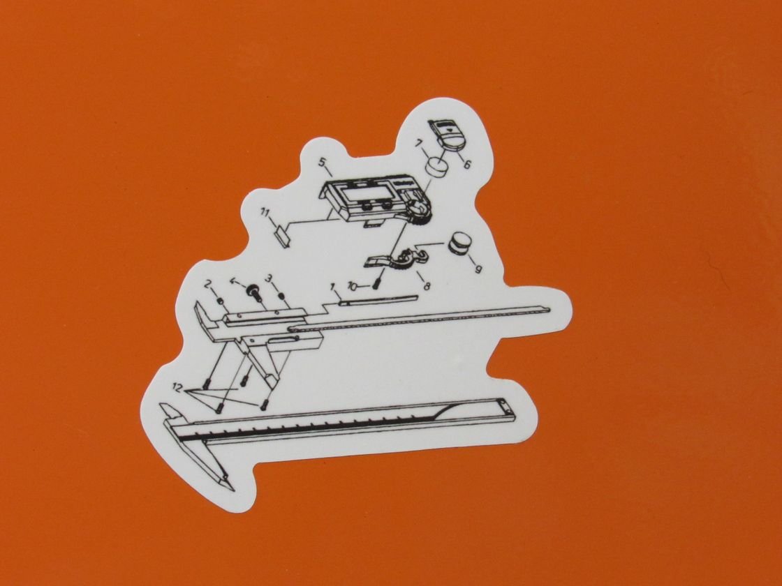 Exploded Caliper Sticker
