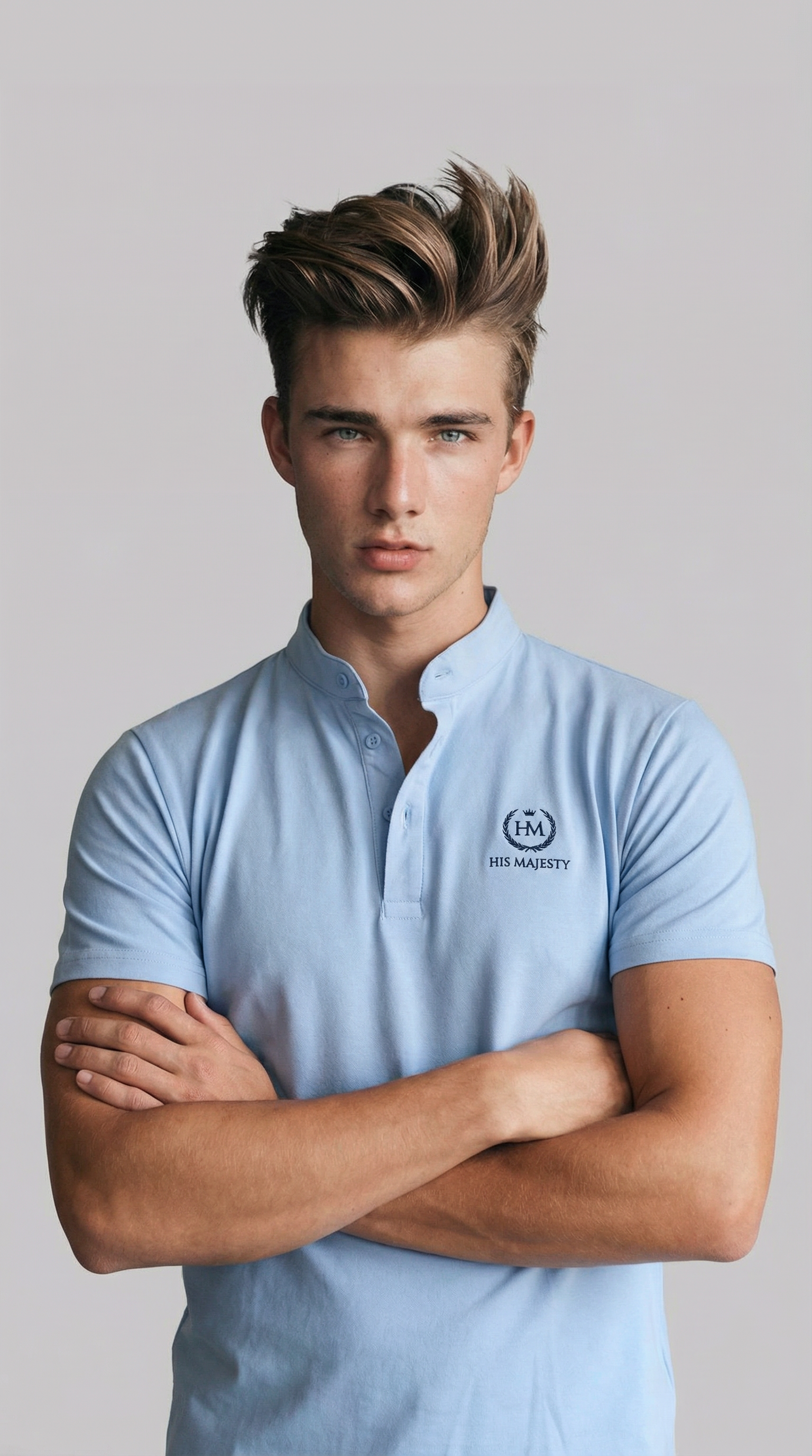 His Majesty Cadet Polo Glacier Blue.png