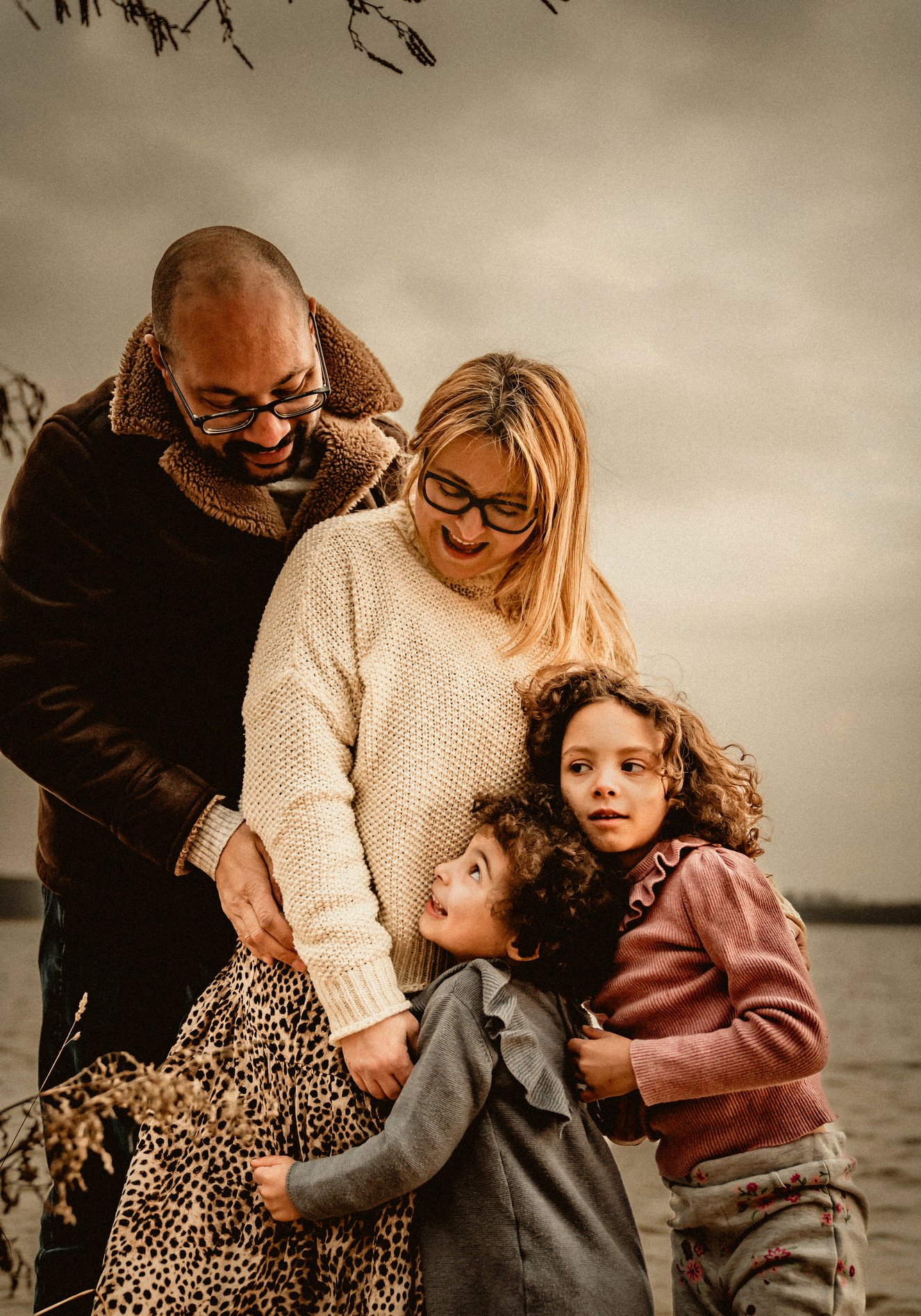 Photographer Nagy Melinda and her family