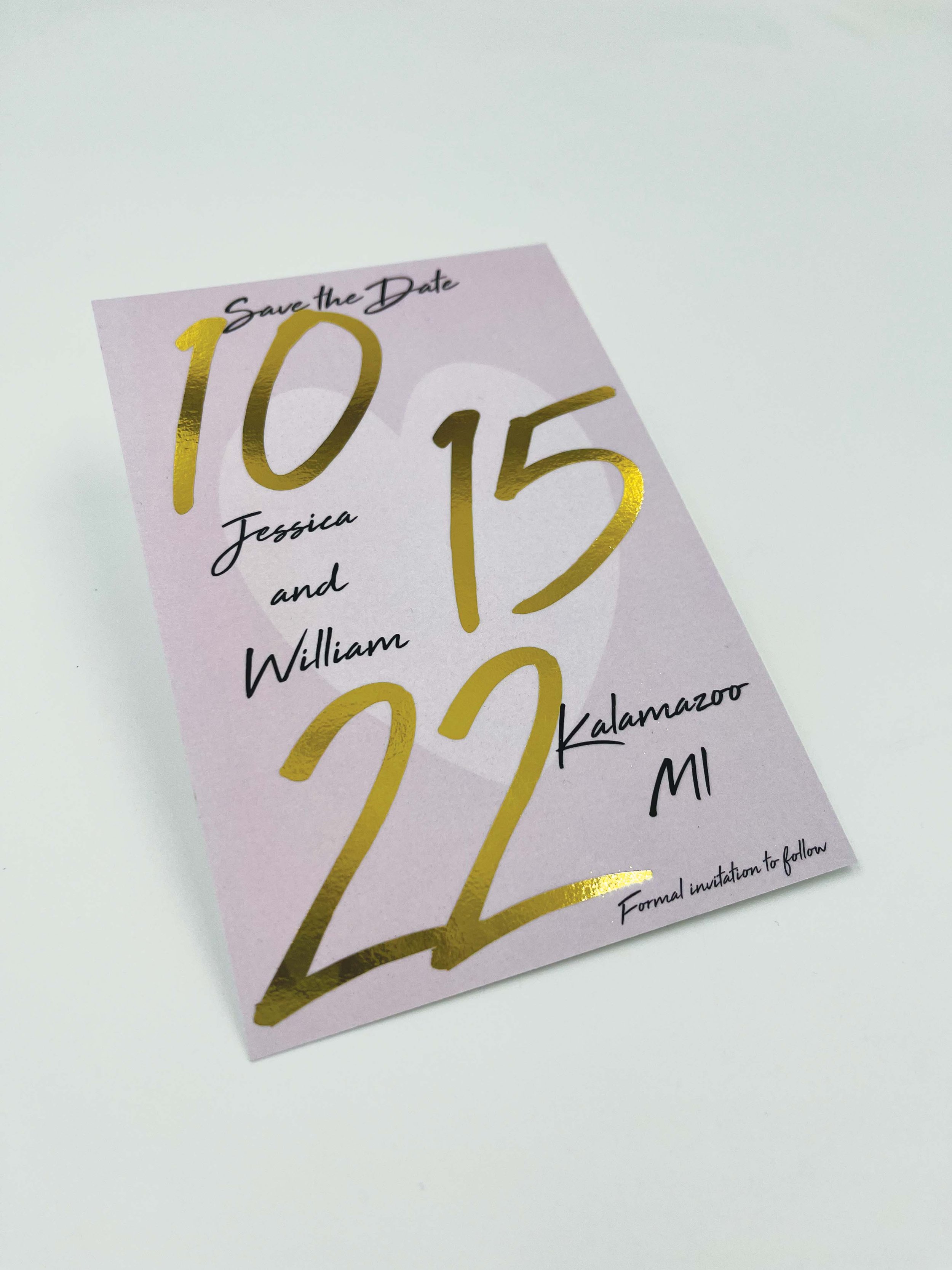 Print Design: Wedding Save The Date