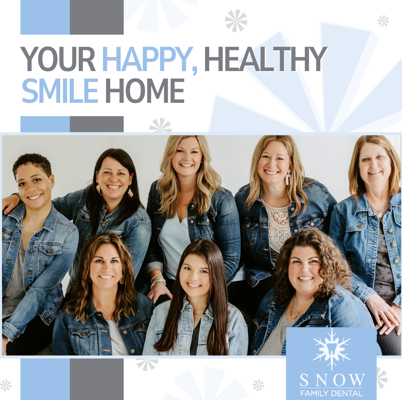 Social Media Graphics: Snow Family Dental