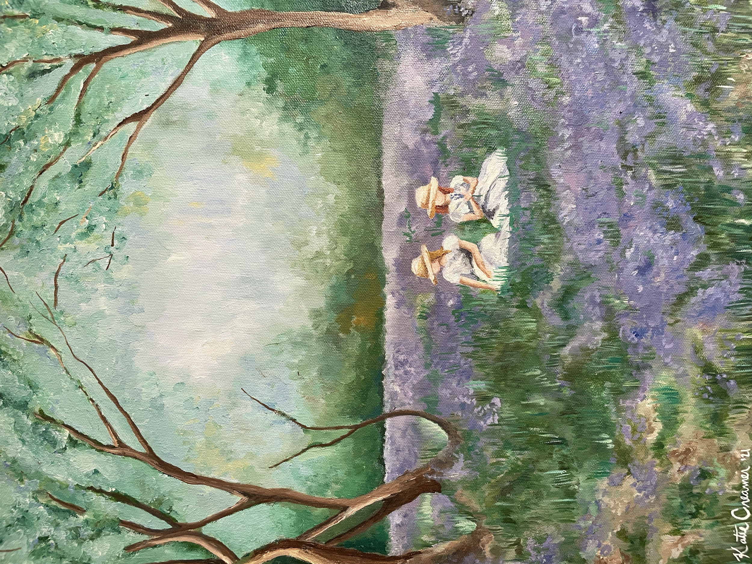 Oil on canvas 18x24in