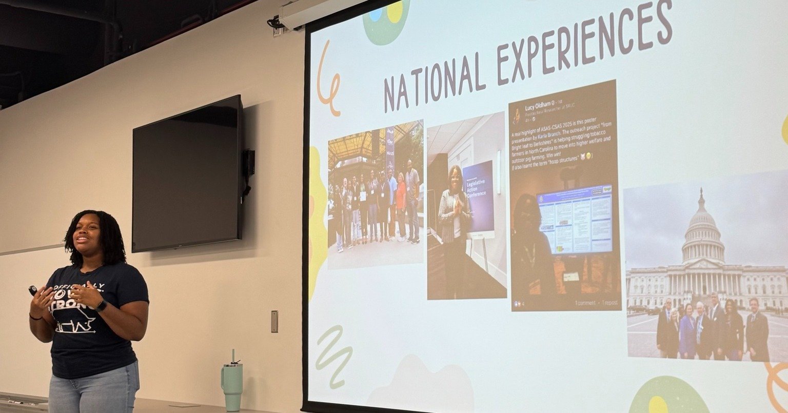 The first Emerging NC Pork Leaders session this past weekend was a success! The group heard from National issues meet winner, Karla Branch, they got to interact with NCA&amp;T professors in the field, as well as tour the research farm. 🐷

We cannot 