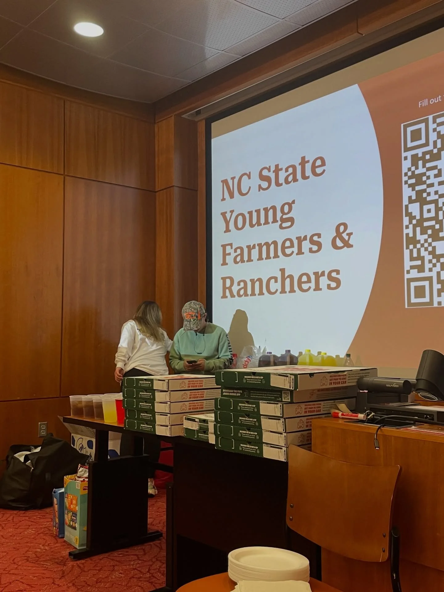 We had the honor of being a guest speaker at the Young Farmer&rsquo;s and Ranchers meeting at NC State last night. We fed them pizzas, discussed our scholarships, internships and Emerging Leader Program. 

It was an engaging group. Thanks for having 