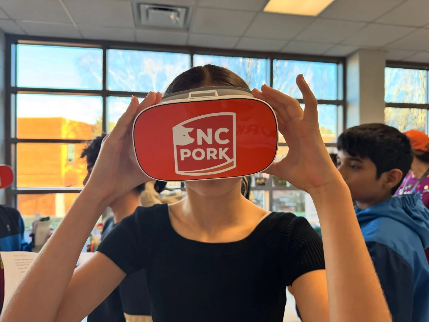 STEAM Day at LeRoy Martin Magnet Middle School in Raleigh.

#STEAM #NCPork #virtualreality