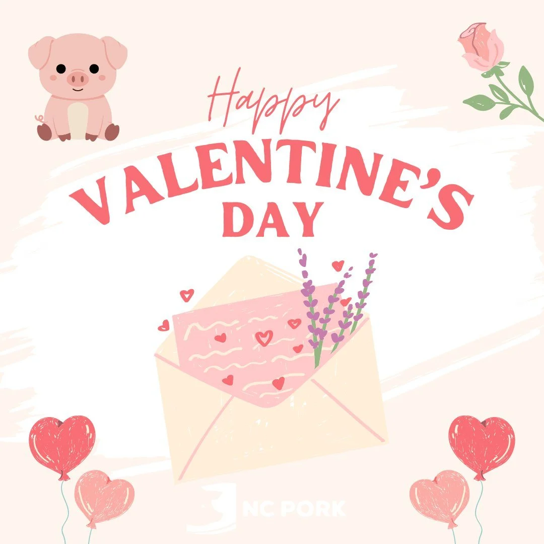 We love our pigs, we love our farmers and we love YOU!

We thank you for all of the support and encouragement.

Spread some love today.

#happyvalentinesday #ncpork