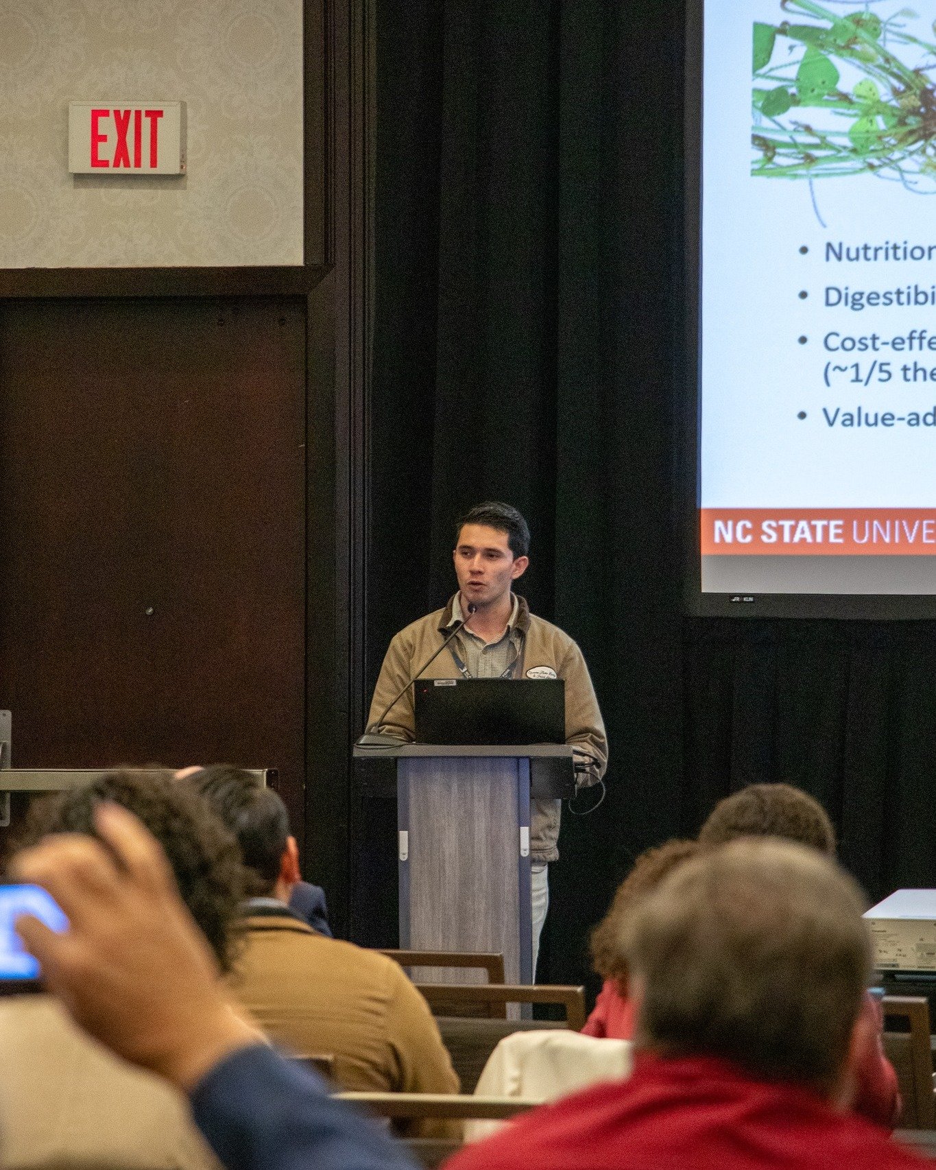 During the first day of our Annual Conference, we heard presentations from student researchers. The researchers included:

Cristhian Valladares, NC State University
Fernando Soler, NC State University
Izadora Kuneff, NC State University
Isaac Suazo, 