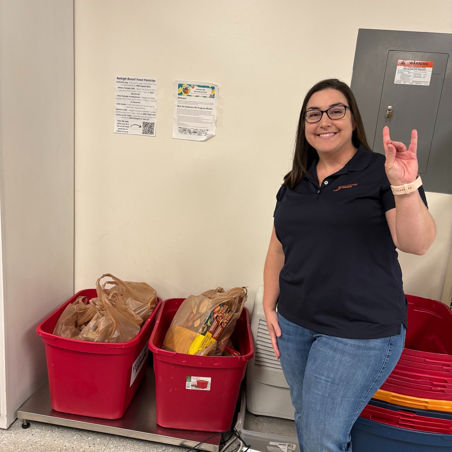 Tonight is Ag Night at the Doak! We love any excuse to celebrate agriculture and brag on our farmers and industry professionals. 🐽🌾🔬

We are having SO much fun with our Strikeout Hunger Campaign. Dr. Sara Hough helped us deliver a variety of pork 