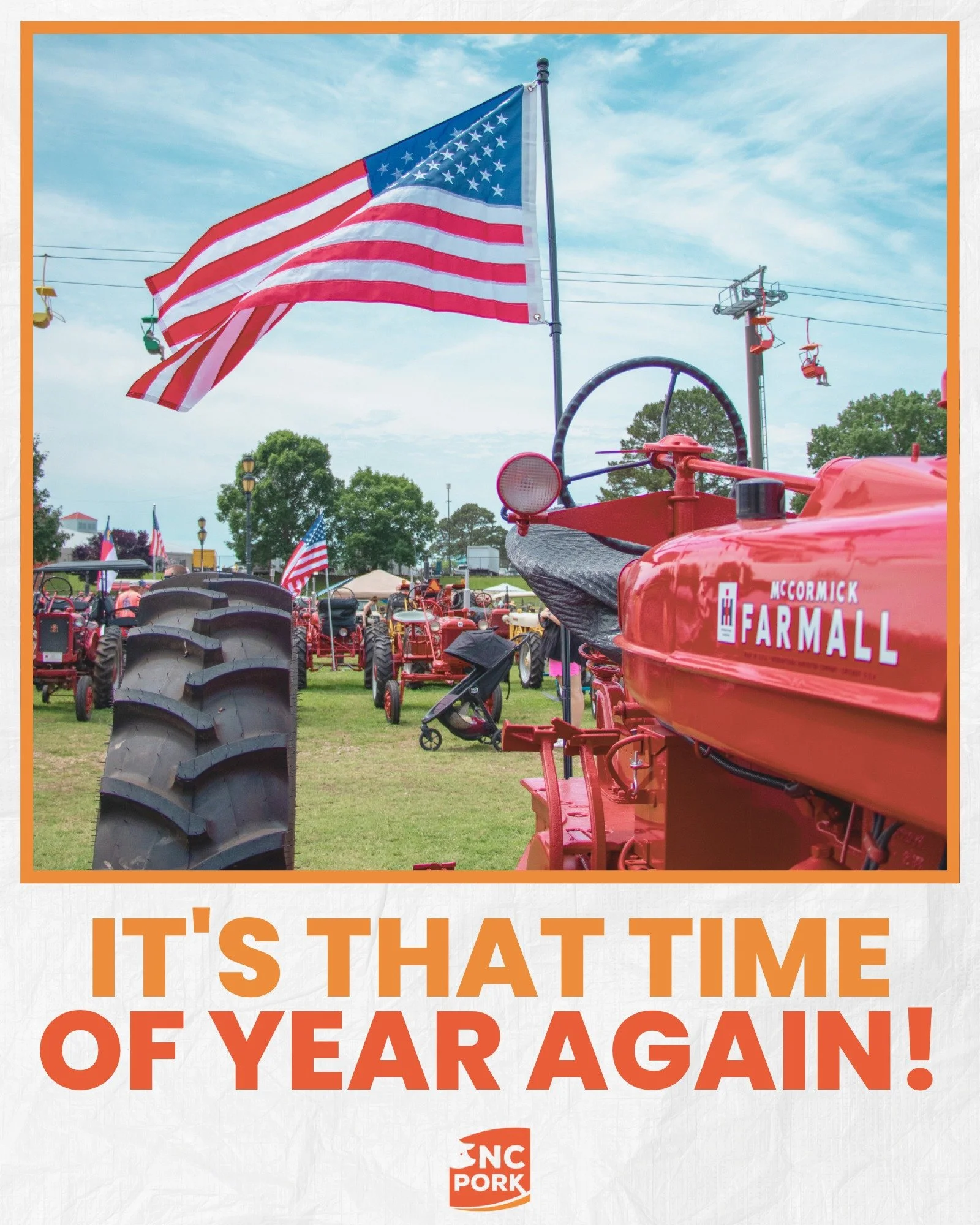 Good food and a whole lot of NC pride. 🐷 We're showing up at the Got to Be NC Festival - come say hello and meet the people behind NC pork.

📍 NC State Fairgrounds, Raleigh 
🗓️ May 15&ndash;17 | Admission &amp; parking are FREE

#GotToBeNC #NCPork