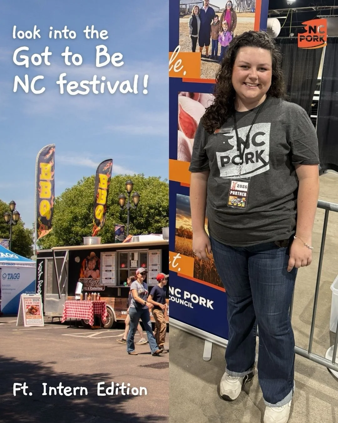 We let our intern take over. Here&rsquo;s her POV.

Three days. Thousands of conversations. One very passionate new advocate for NC pork. Our 2026 summer intern Natalie got her first taste of public outreach at the Got to Be NC Festival, and let&rsqu