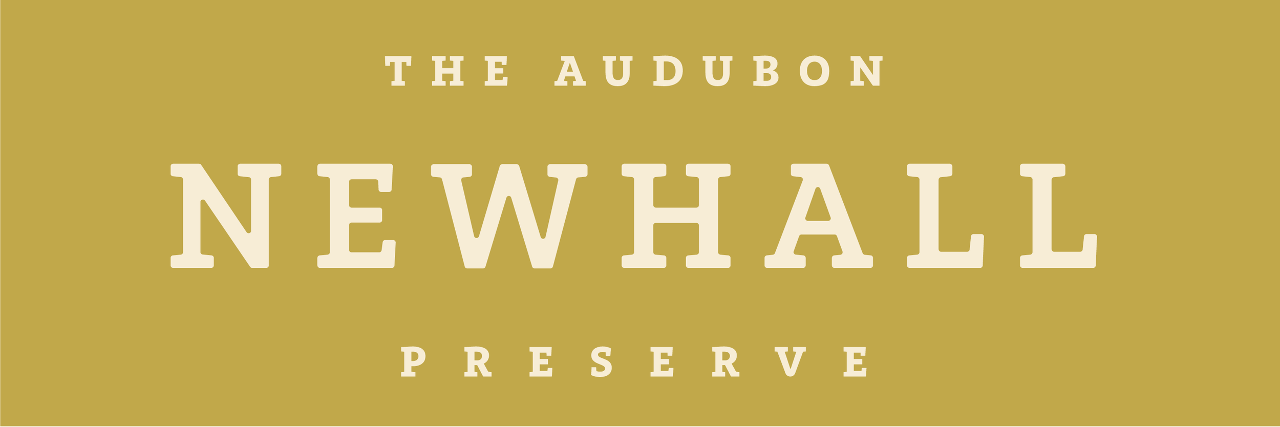 NEWHALL_PRESERVE_PRIMARY_WORDMARK_IN_PARCHMENT_ON_GOLDENROD.png