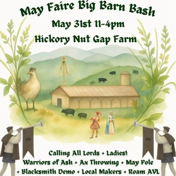 Happening tomorrow! Come out and take a longsword workshop, learn about our school, and watch the Warriors in action. This family-friendly event will feature a Maypole weaving, vendors, entertainment, and food. See you there! ⚔️
@hngfarmstore 
@appal