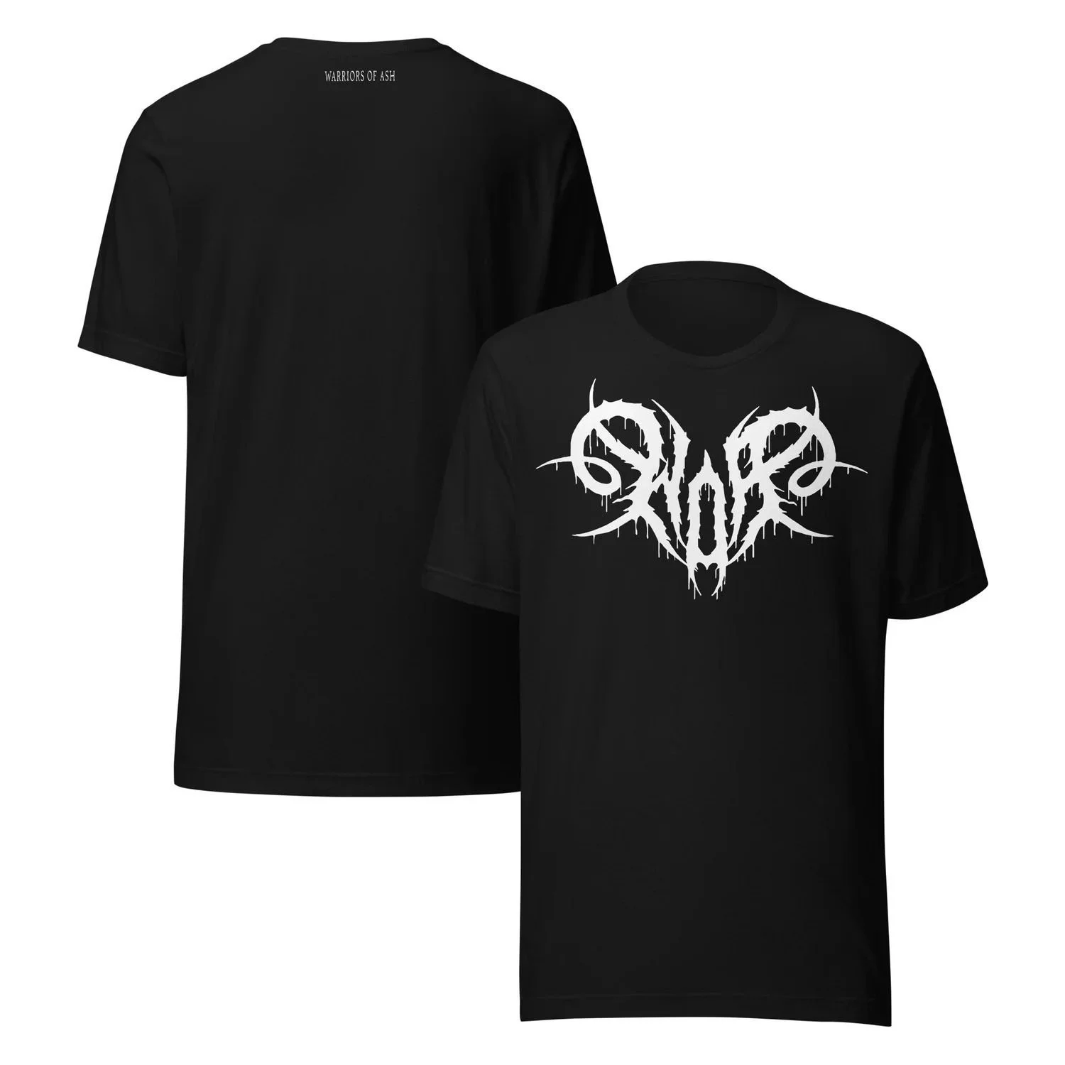 PSA: New WoA "metal style" t-shirts have dropped on our website! We're offering them in a wide array of colors and sizes. Get yours in time to crop it for summer!
Credit to the the Merch committee and @prettyxferal for the incredible design