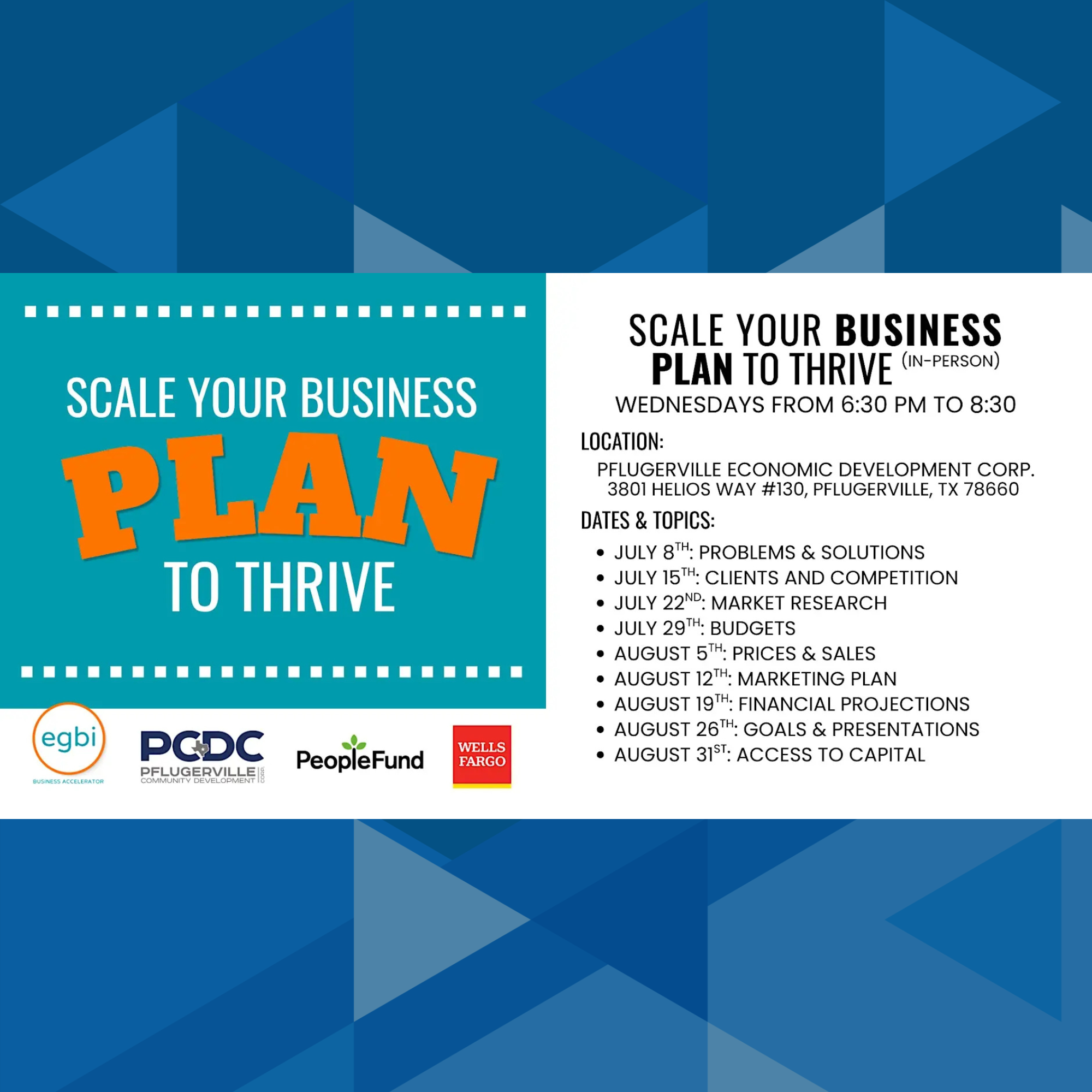 Scale Your Build A Business Plan to Thrive (9-week series)